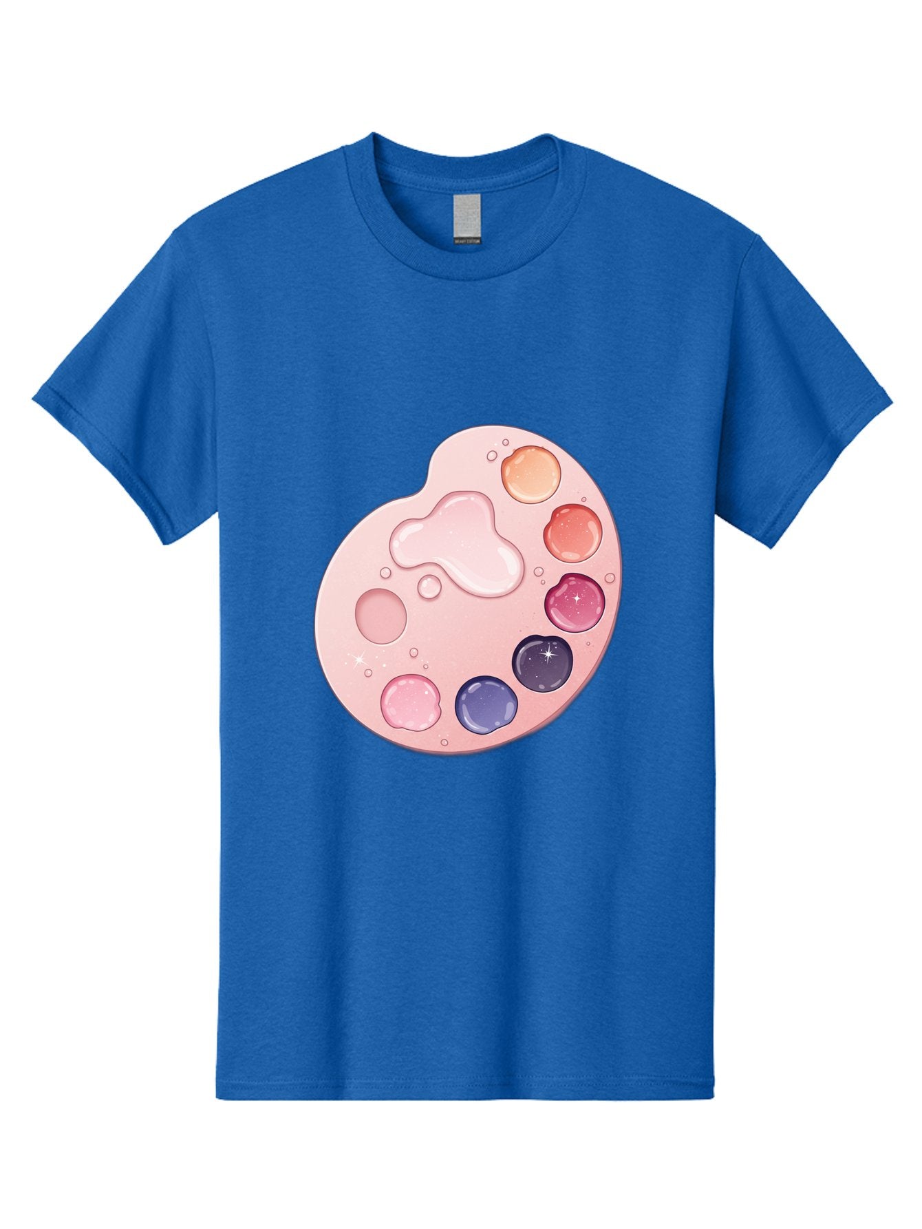 Pink-Painter-S-Palette Men'S Graphic Tee, 100% Cotton, Comfortable Casual Summer Wear, Machine Washable, Vintage Camera, Old Camera, Antique Camera, Black Camera, Classic Photography, Photography Equipment, Nostalgic Device, Film Camera, Baj691 3