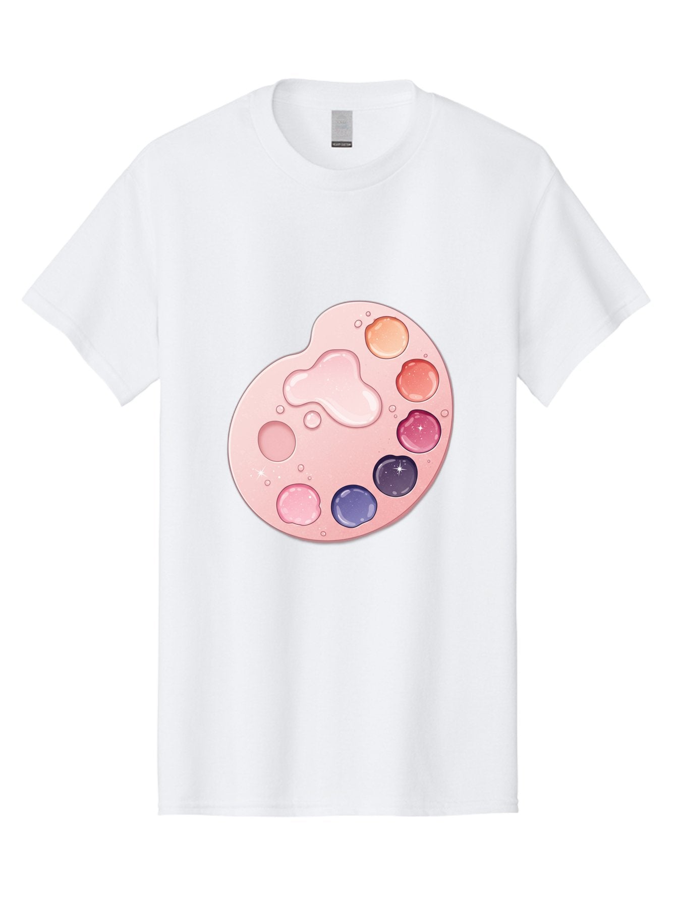 Pink-Painter-S-Palette Men'S Graphic Tee, 100% Cotton, Comfortable Casual Summer Wear, Machine Washable, Vintage Camera, Old Camera, Antique Camera, Black Camera, Classic Photography, Photography Equipment, Nostalgic Device, Film Camera, Baj691 8