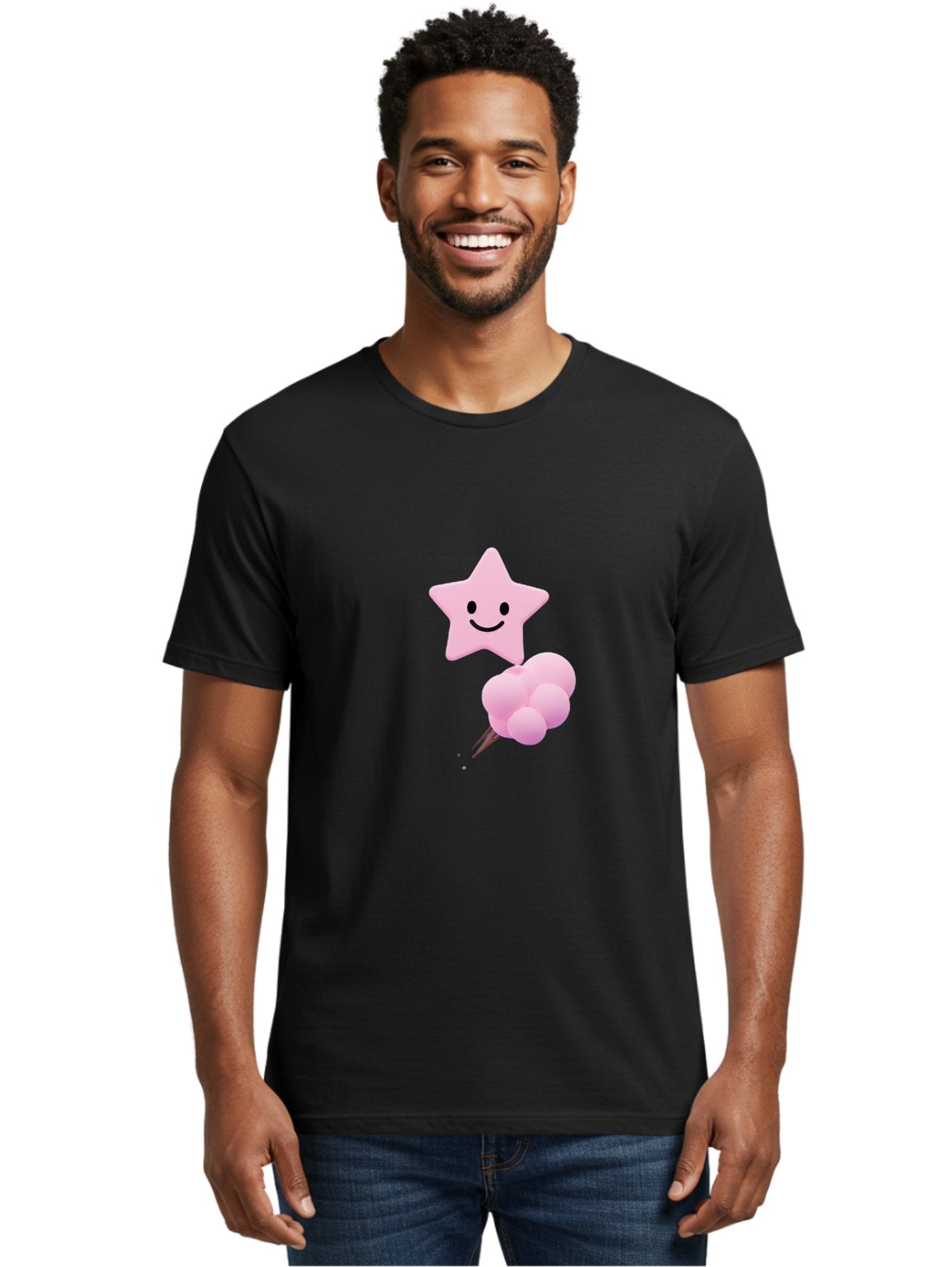 Pink-Star-And-Candyfloss Men'S Graphic Tee, 100% Cotton, Comfortable Casual Summer Wear, Machine Washable, Vintage Camera, Old Camera, Antique Camera, Black Camera, Classic Photography, Photography Equipment, Nostalgic Device, Film Camera, Baj693 22