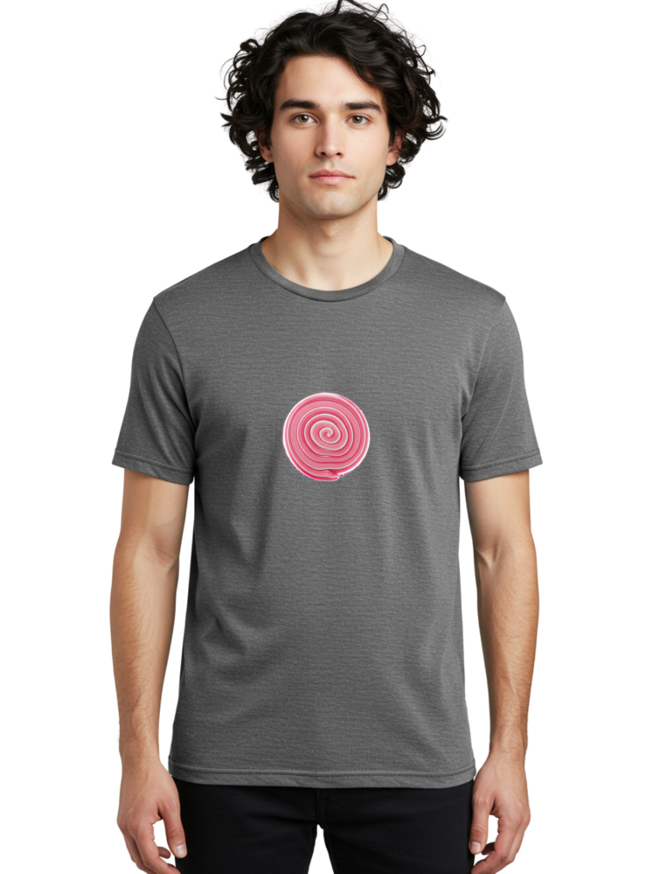 Pink-Swirl-Lollipop-1 Men'S Graphic Tee, 100% Cotton, Comfortable Casual Summer Wear, Machine Washable, Vintage Camera, Old Camera, Antique Camera, Black Camera, Classic Photography, Photography Equipment, Nostalgic Device, Film Camera, Baj694 29