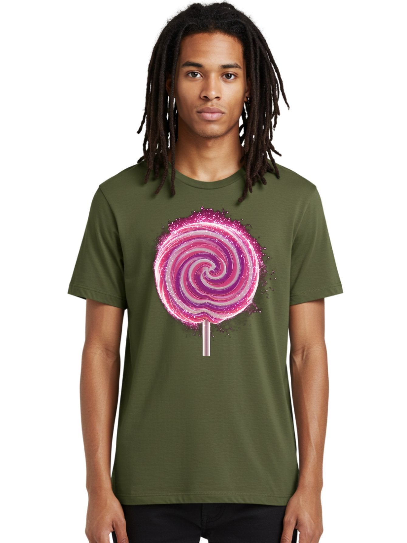 Pink-Swirl-Lollipop Men'S Graphic Tee, 100% Cotton, Comfortable Casual Summer Wear, Machine Washable, Vintage Camera, Old Camera, Antique Camera, Black Camera, Classic Photography, Photography Equipment, Nostalgic Device, Film Camera, Baj695 27