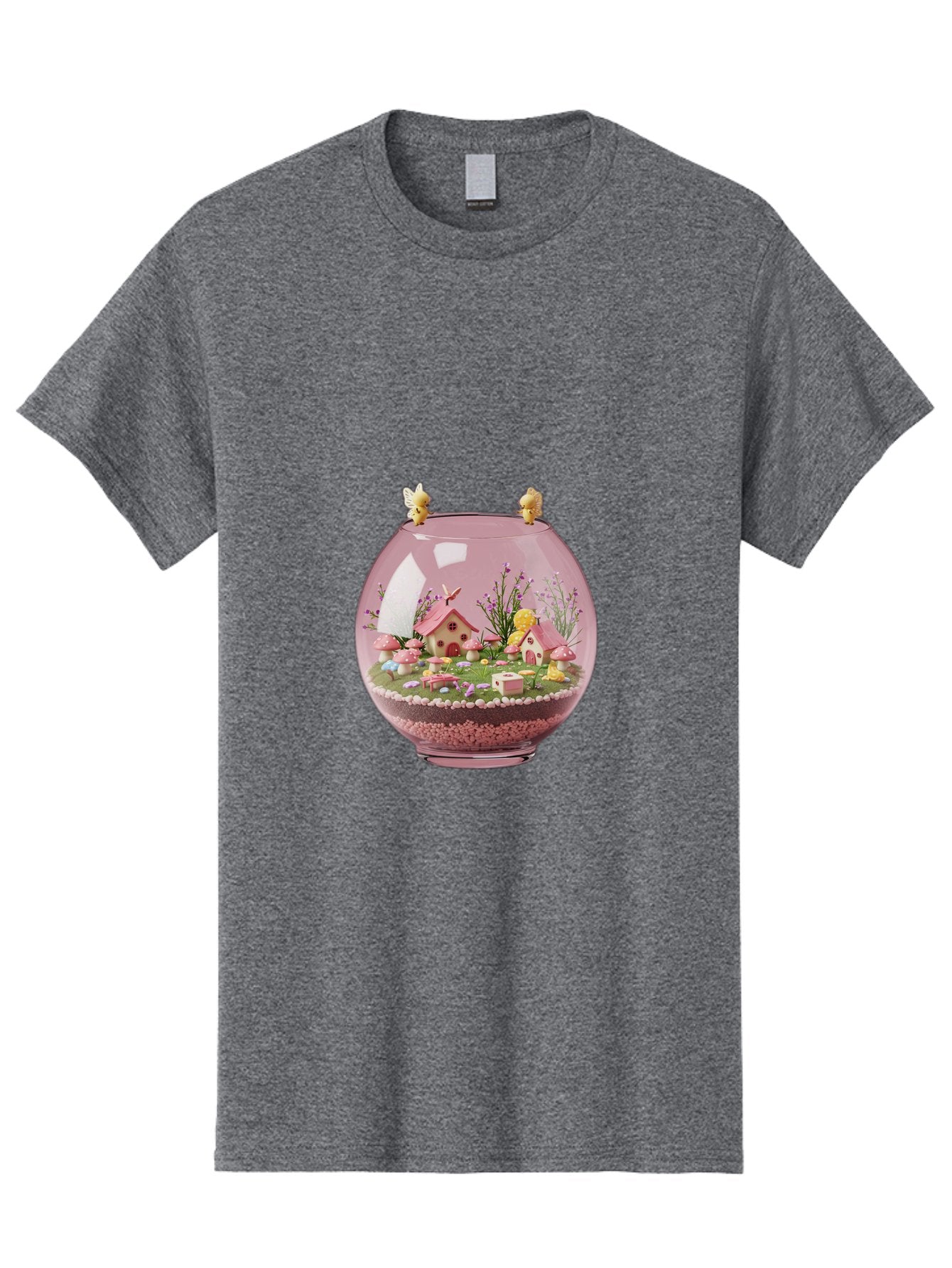 Pink-Terrarium Men'S Graphic Tee, 100% Cotton, Comfortable Casual Summer Wear, Machine Washable, Vintage Camera, Old Camera, Antique Camera, Black Camera, Classic Photography, Photography Equipment, Nostalgic Device, Film Camera, Camera Art Baj696