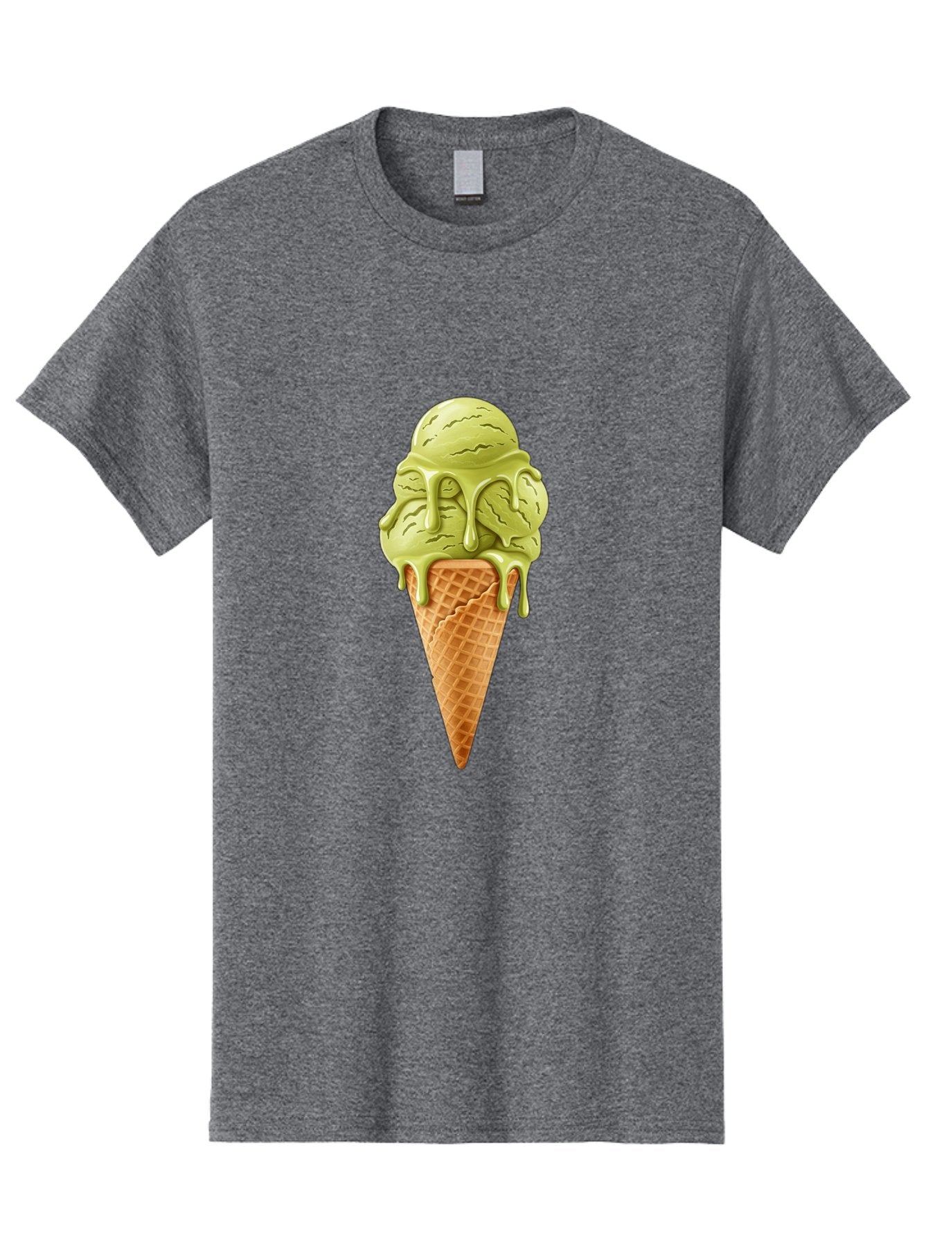 Pistachio-Ice-Cream-Cone Men'S Graphic Tee, 100% Cotton, Comfortable Casual Summer Wear, Machine Washable, Vintage Camera, Old Camera, Antique Camera, Black Camera, Classic Photography, Photography Equipment, Nostalgic Device, Film Camera, Baj697 9