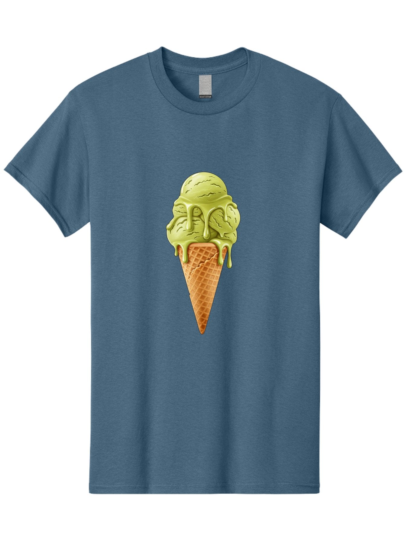 Pistachio-Ice-Cream-Cone Men'S Graphic Tee, 100% Cotton, Comfortable Casual Summer Wear, Machine Washable, Vintage Camera, Old Camera, Antique Camera, Black Camera, Classic Photography, Photography Equipment, Nostalgic Device, Film Camera, Baj697 4
