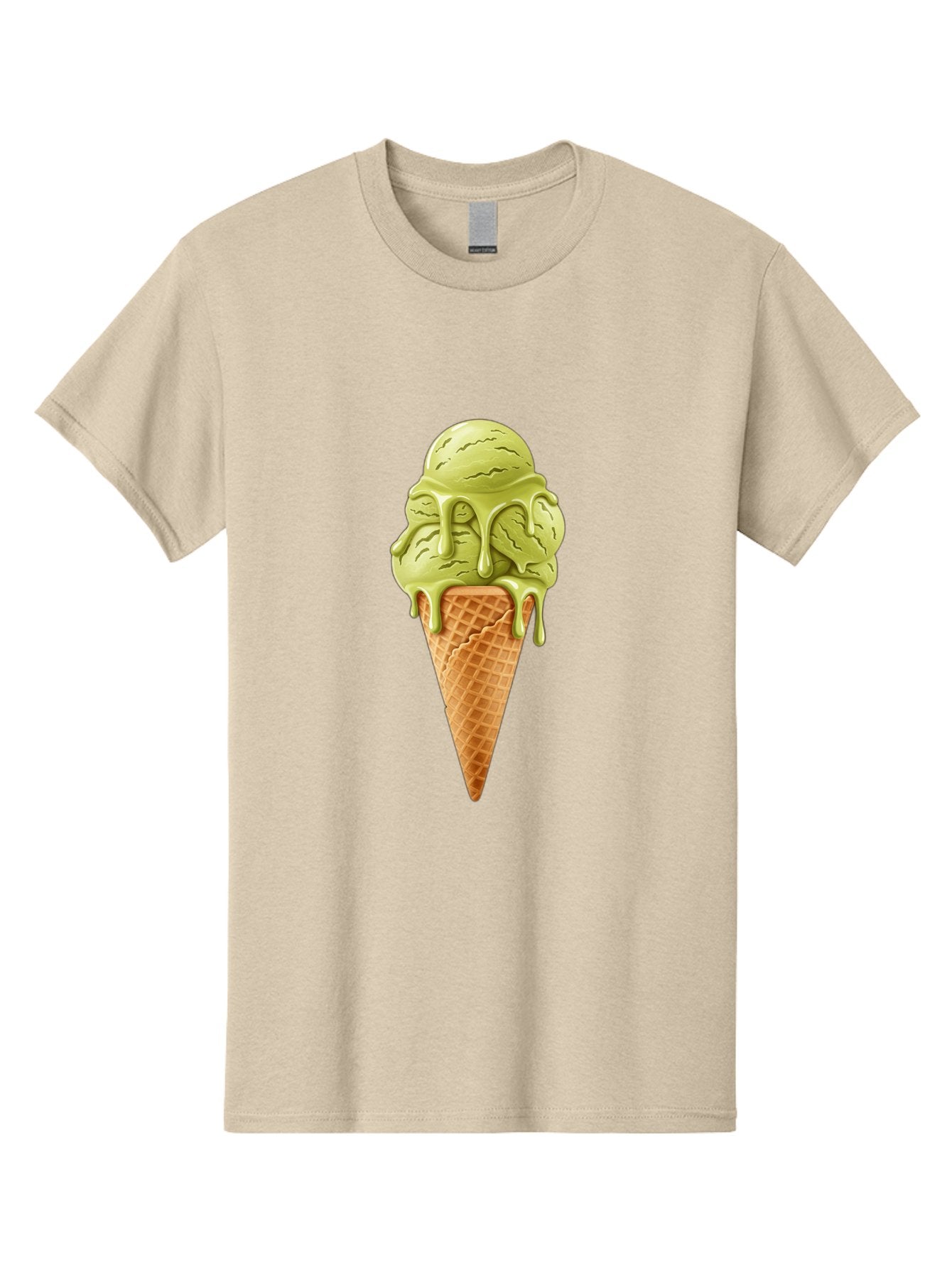 Pistachio-Ice-Cream-Cone Men'S Graphic Tee, 100% Cotton, Comfortable Casual Summer Wear, Machine Washable, Vintage Camera, Old Camera, Antique Camera, Black Camera, Classic Photography, Photography Equipment, Nostalgic Device, Film Camera, Baj697 6