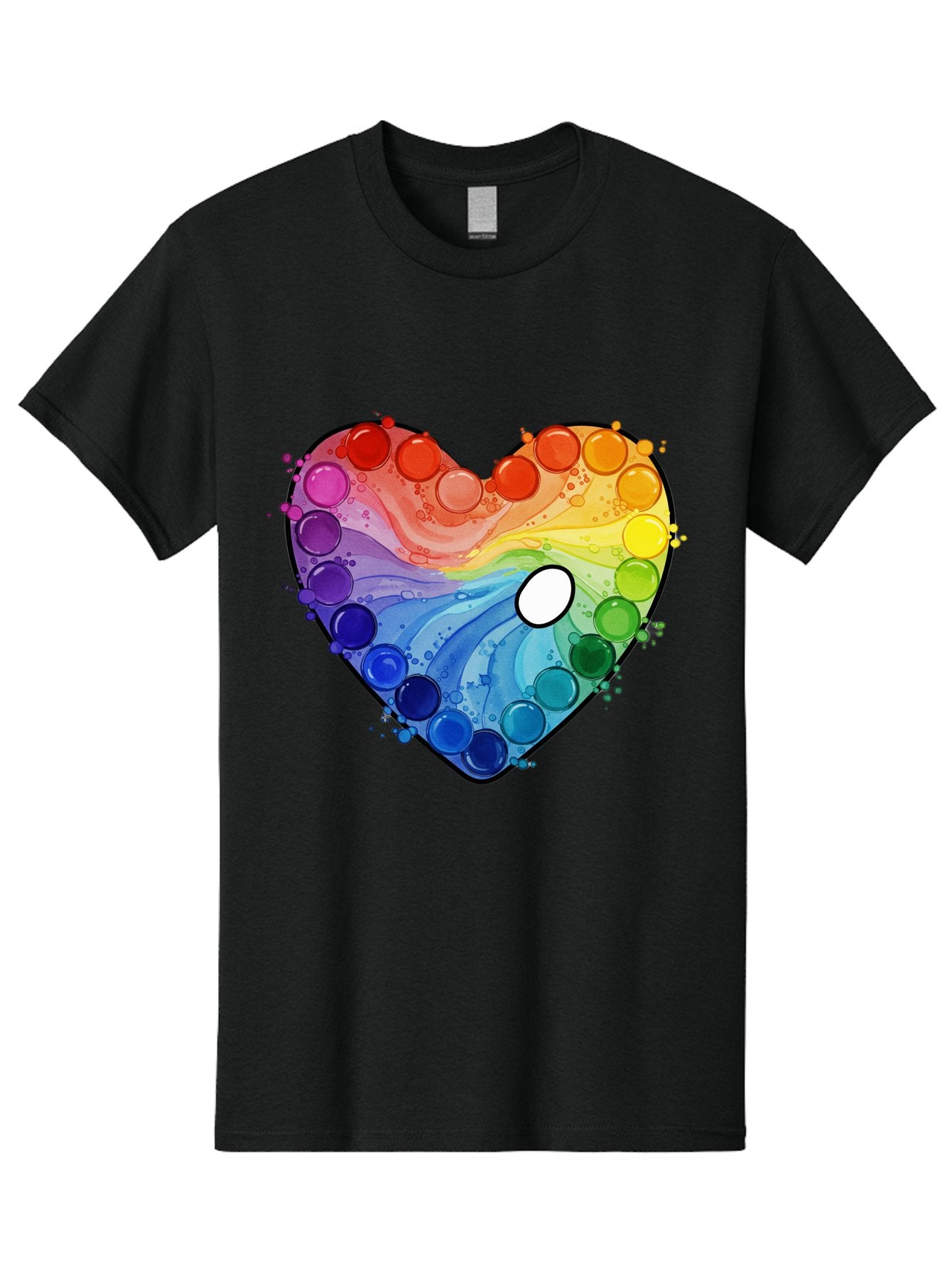 Pop-It-Heart-1 Men'S Graphic Tee, 100% Cotton, Comfortable Casual Summer Wear, Machine Washable, Vintage Camera, Old Camera, Antique Camera, Black Camera, Classic Photography, Photography Equipment, Nostalgic Device, Film Camera, Camera Art Baj698 14