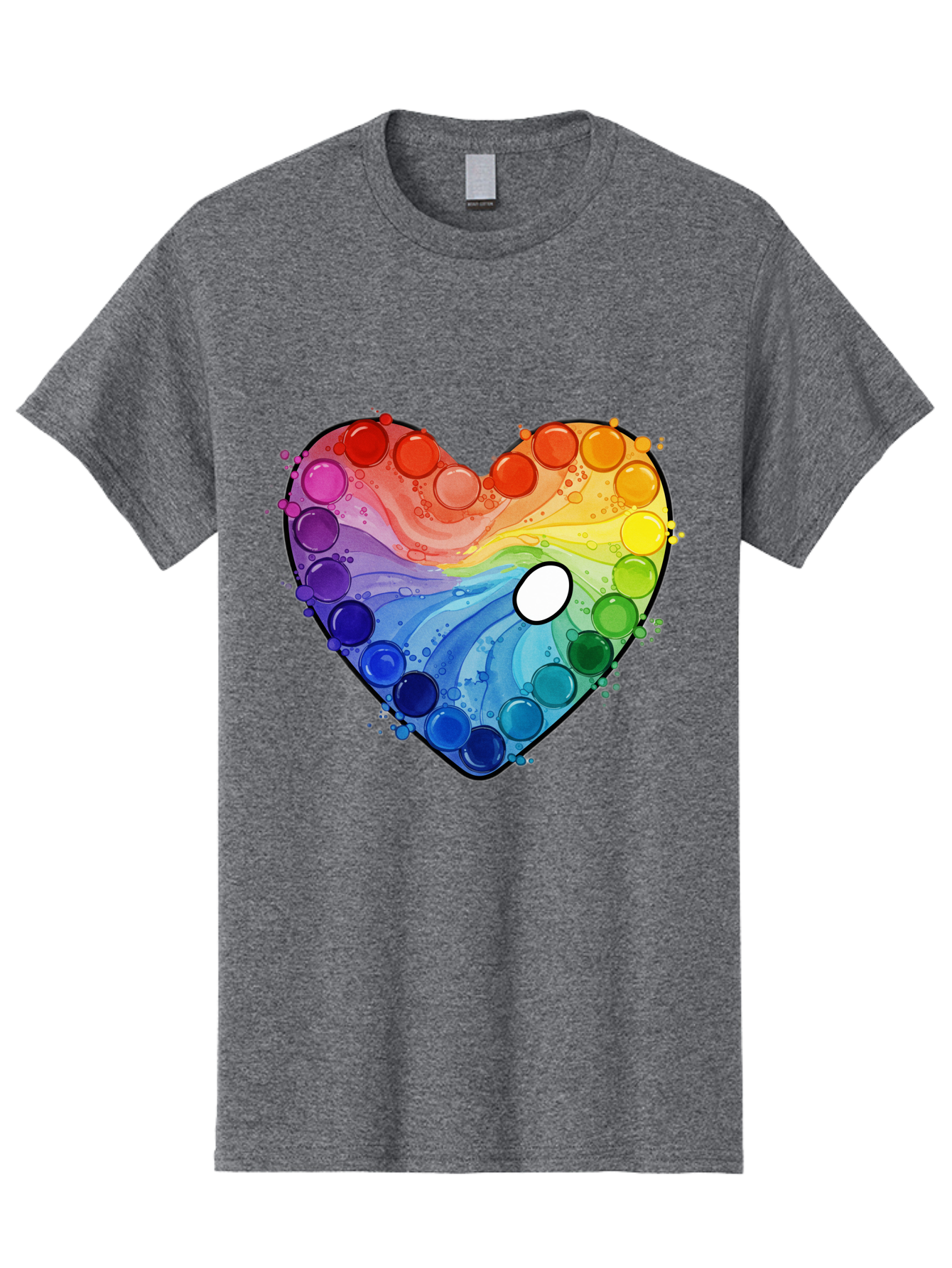 Pop-It-Heart-1 Men'S Graphic Tee, 100% Cotton, Comfortable Casual Summer Wear, Machine Washable, Vintage Camera, Old Camera, Antique Camera, Black Camera, Classic Photography, Photography Equipment, Nostalgic Device, Film Camera, Camera Art Baj698 9