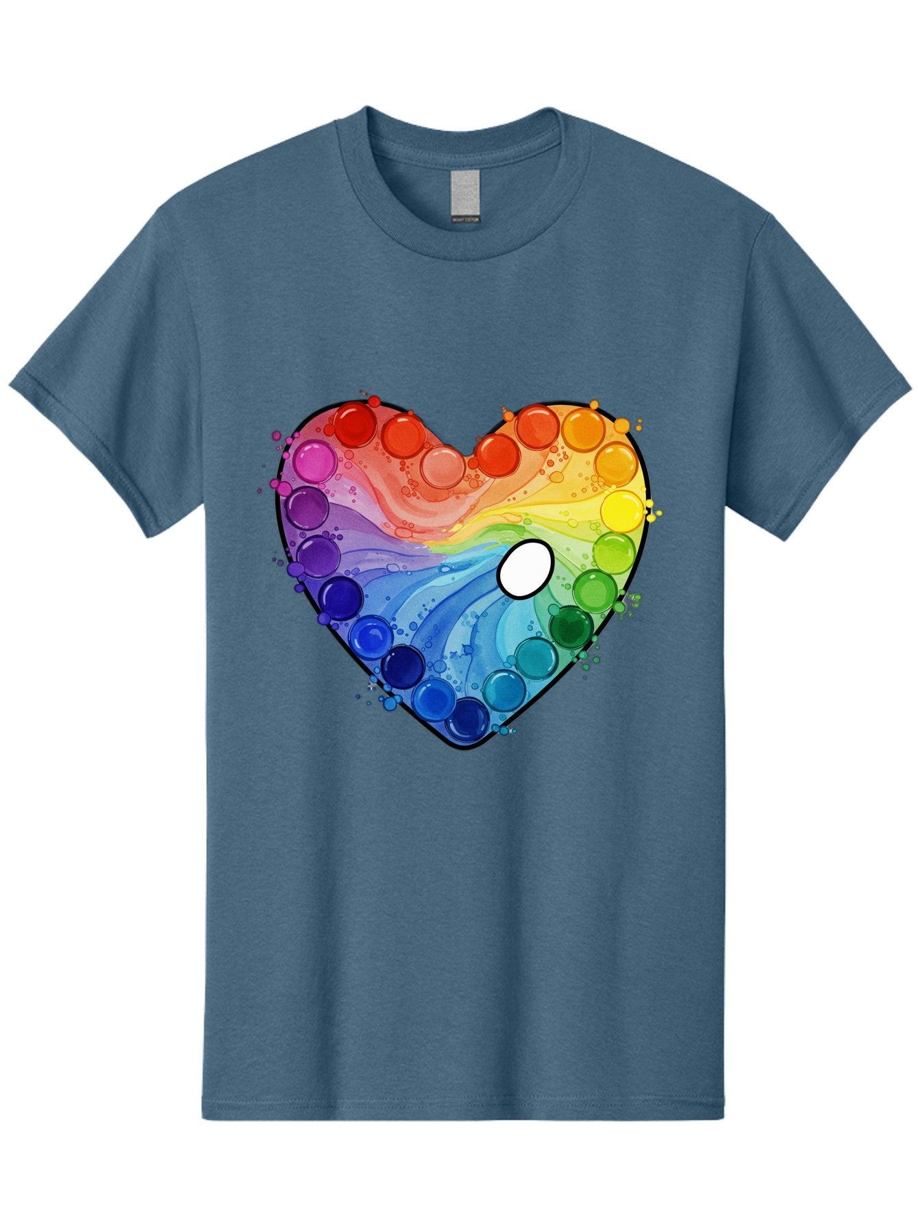 Pop-It-Heart-1 Men'S Graphic Tee, 100% Cotton, Comfortable Casual Summer Wear, Machine Washable, Vintage Camera, Old Camera, Antique Camera, Black Camera, Classic Photography, Photography Equipment, Nostalgic Device, Film Camera, Camera Art Baj698 6