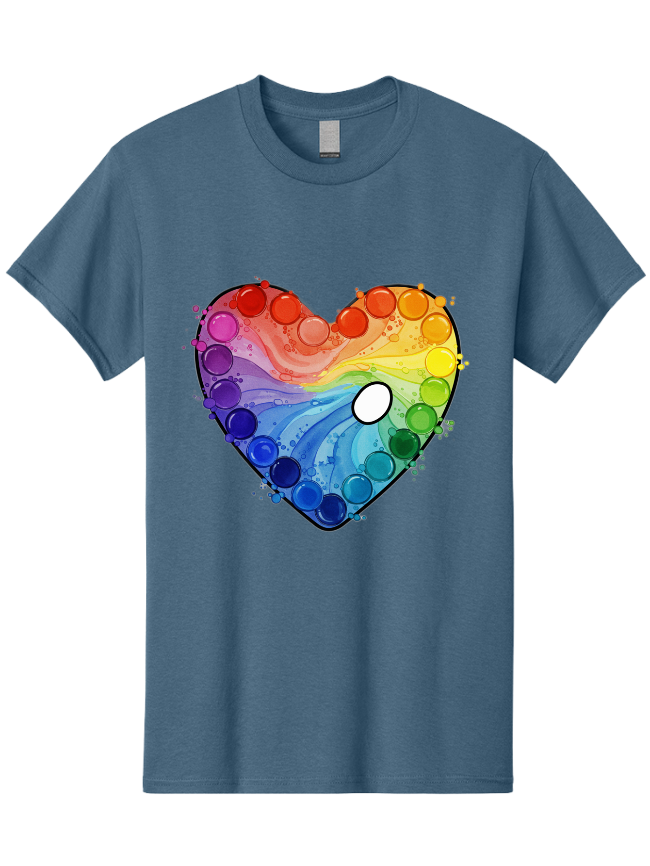 Pop-It-Heart-1 Men'S Graphic Tee, 100% Cotton, Comfortable Casual Summer Wear, Machine Washable, Vintage Camera, Old Camera, Antique Camera, Black Camera, Classic Photography, Photography Equipment, Nostalgic Device, Film Camera, Camera Art Baj698 7