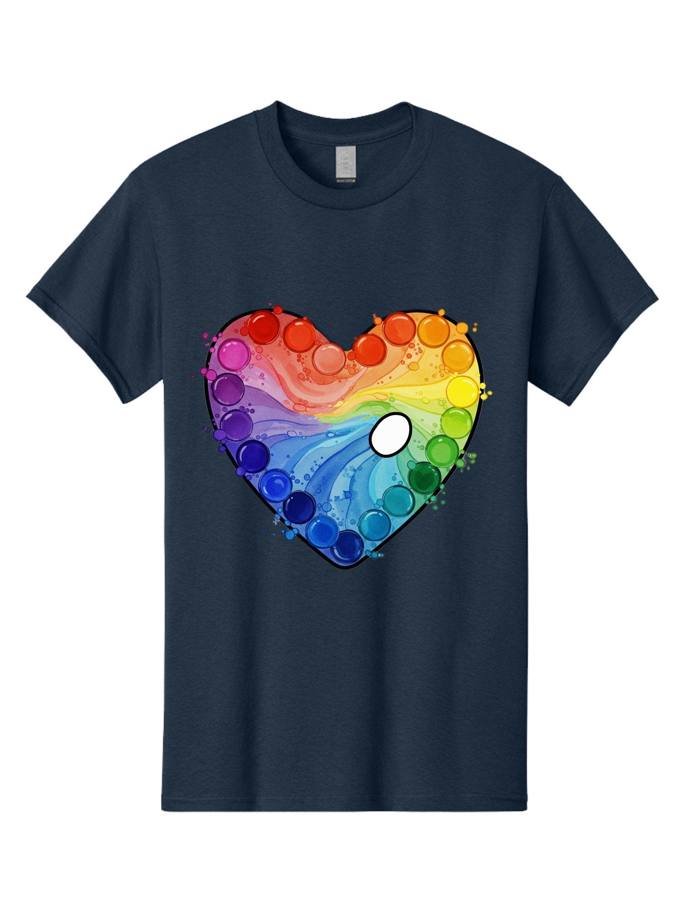 Pop-It-Heart-1 Men'S Graphic Tee, 100% Cotton, Comfortable Casual Summer Wear, Machine Washable, Vintage Camera, Old Camera, Antique Camera, Black Camera, Classic Photography, Photography Equipment, Nostalgic Device, Film Camera, Camera Art Baj698 5