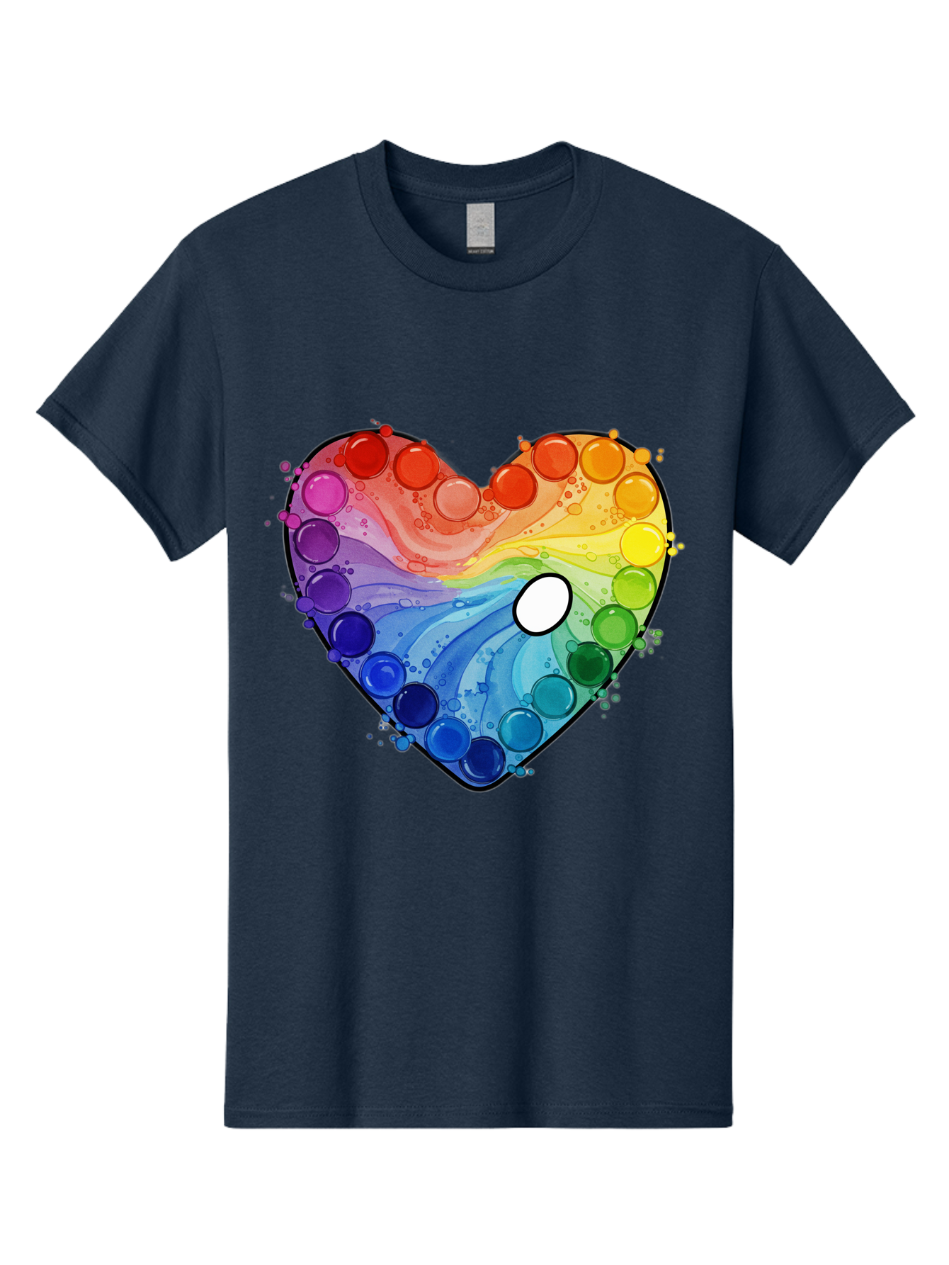 Pop-It-Heart-1 Men'S Graphic Tee, 100% Cotton, Comfortable Casual Summer Wear, Machine Washable, Vintage Camera, Old Camera, Antique Camera, Black Camera, Classic Photography, Photography Equipment, Nostalgic Device, Film Camera, Camera Art Baj698 8