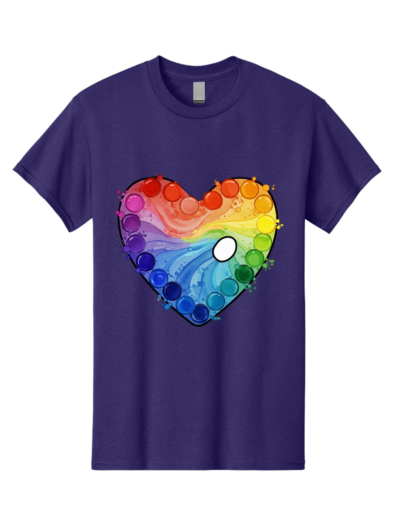 Pop-It-Heart-1 Men'S Graphic Tee, 100% Cotton, Comfortable Casual Summer Wear, Machine Washable, Vintage Camera, Old Camera, Antique Camera, Black Camera, Classic Photography, Photography Equipment, Nostalgic Device, Film Camera, Camera Art Baj698 11