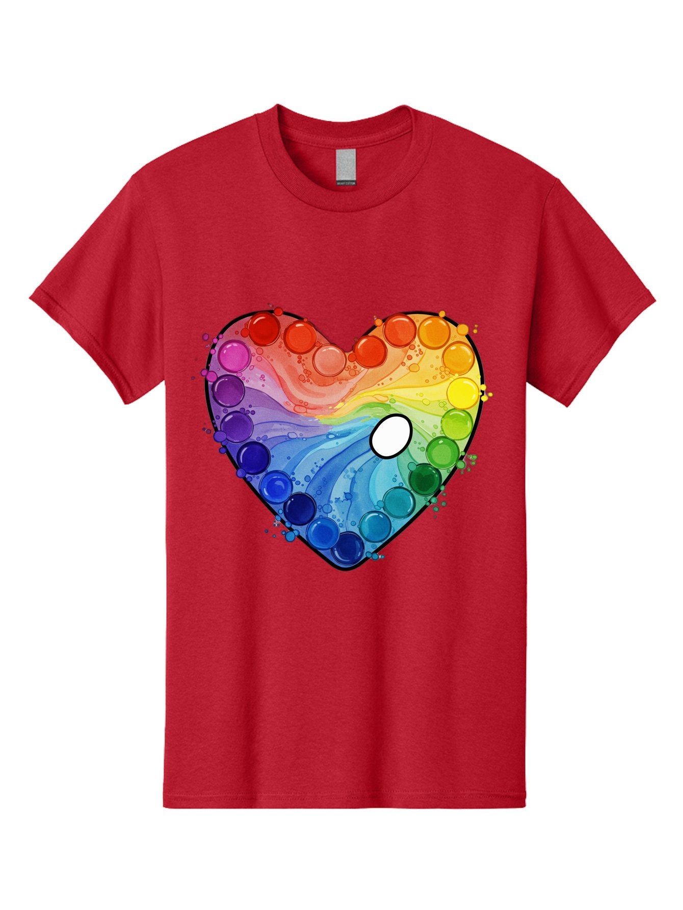 Pop-It-Heart-1 Men'S Graphic Tee, 100% Cotton, Comfortable Casual Summer Wear, Machine Washable, Vintage Camera, Old Camera, Antique Camera, Black Camera, Classic Photography, Photography Equipment, Nostalgic Device, Film Camera, Camera Art Baj698 7