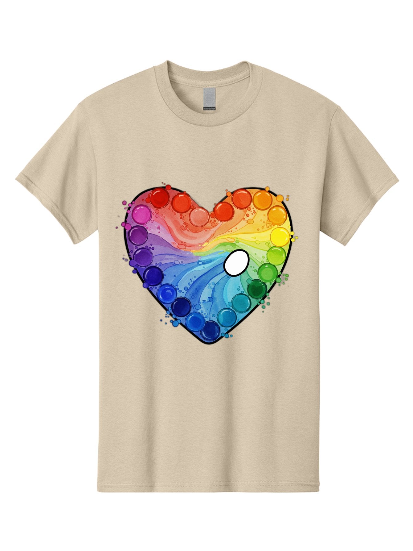 Pop-It-Heart-1 Men'S Graphic Tee, 100% Cotton, Comfortable Casual Summer Wear, Machine Washable, Vintage Camera, Old Camera, Antique Camera, Black Camera, Classic Photography, Photography Equipment, Nostalgic Device, Film Camera, Camera Art Baj698 8