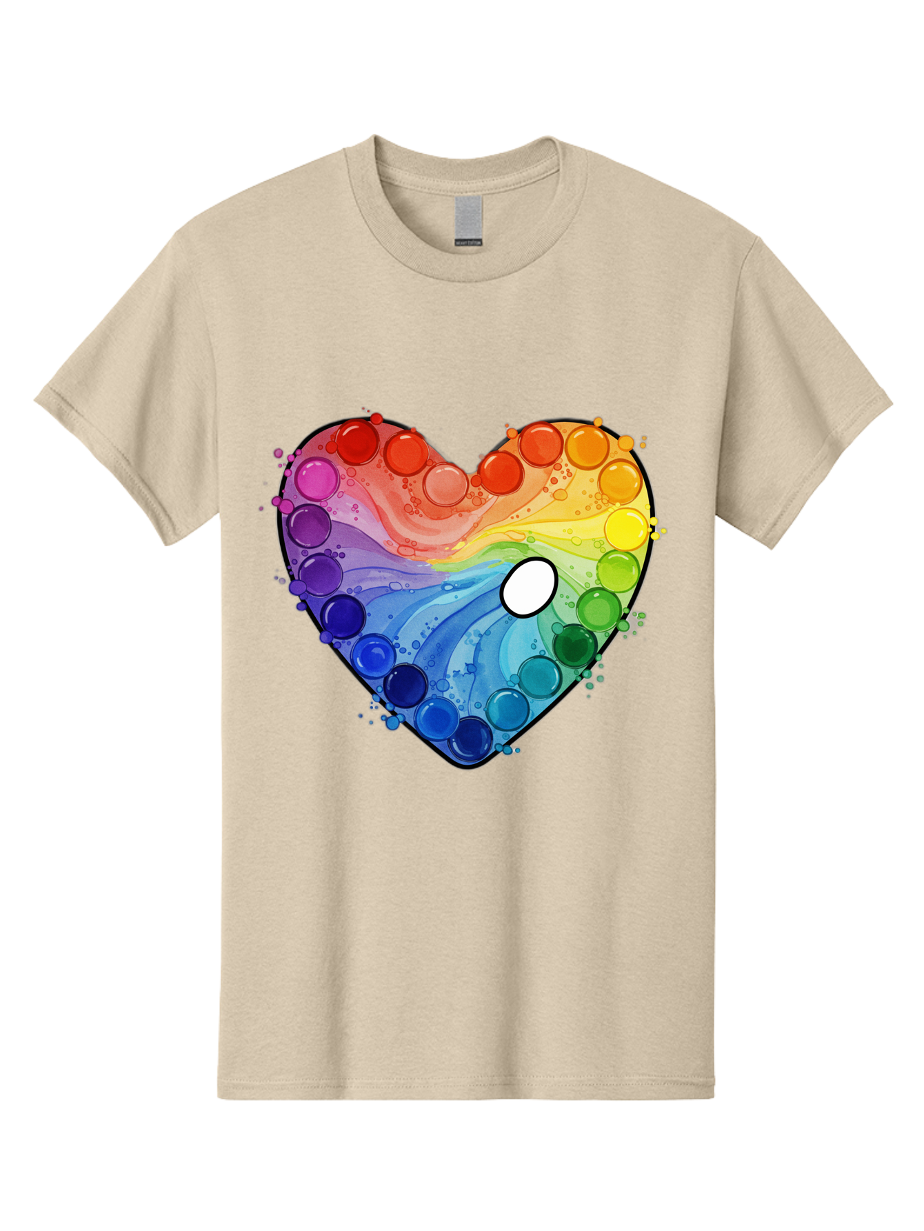Pop-It-Heart-1 Men'S Graphic Tee, 100% Cotton, Comfortable Casual Summer Wear, Machine Washable, Vintage Camera, Old Camera, Antique Camera, Black Camera, Classic Photography, Photography Equipment, Nostalgic Device, Film Camera, Camera Art Baj698 6
