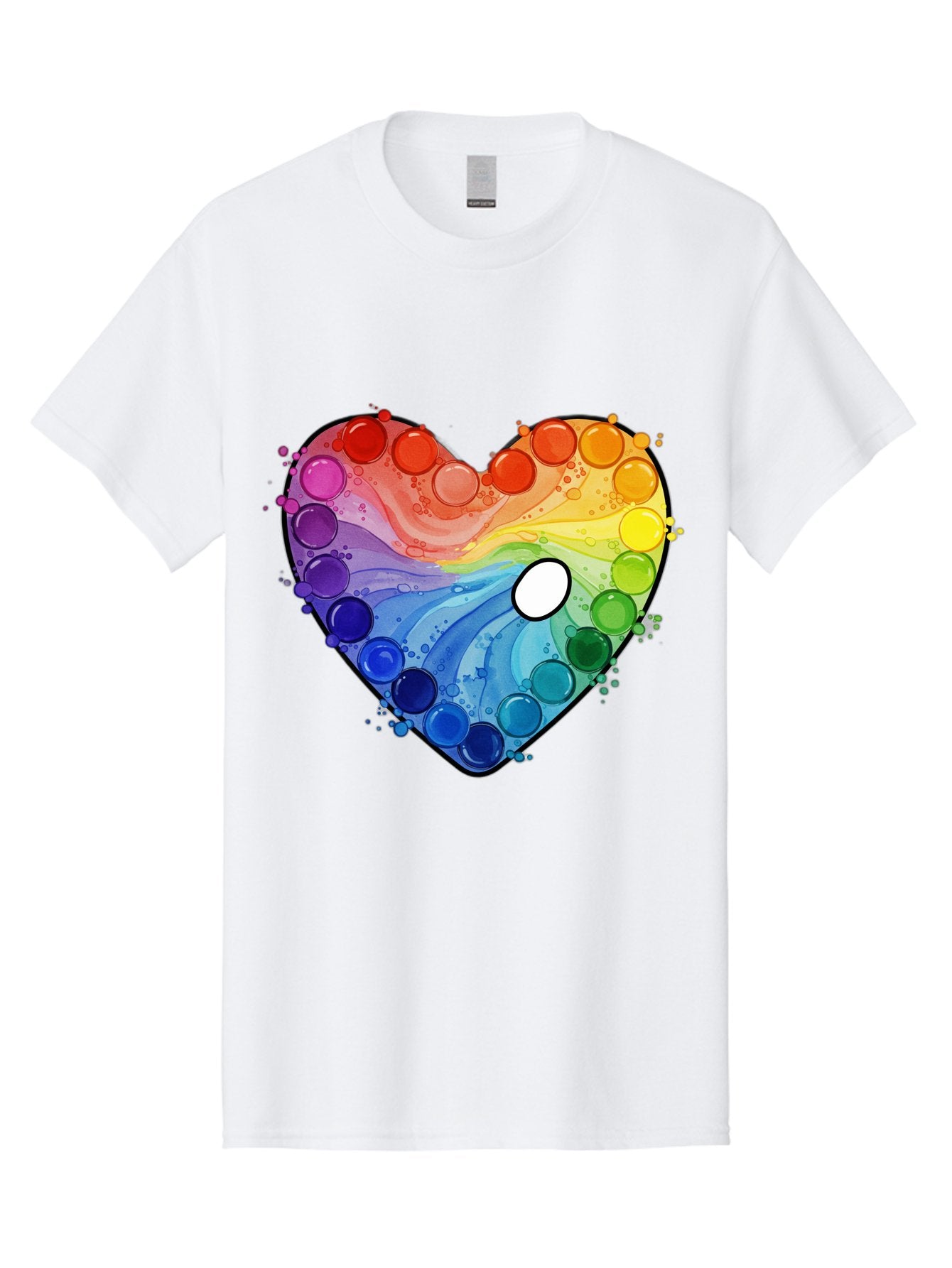 Pop-It-Heart-1 Men'S Graphic Tee, 100% Cotton, Comfortable Casual Summer Wear, Machine Washable, Vintage Camera, Old Camera, Antique Camera, Black Camera, Classic Photography, Photography Equipment, Nostalgic Device, Film Camera, Camera Art Baj698 10