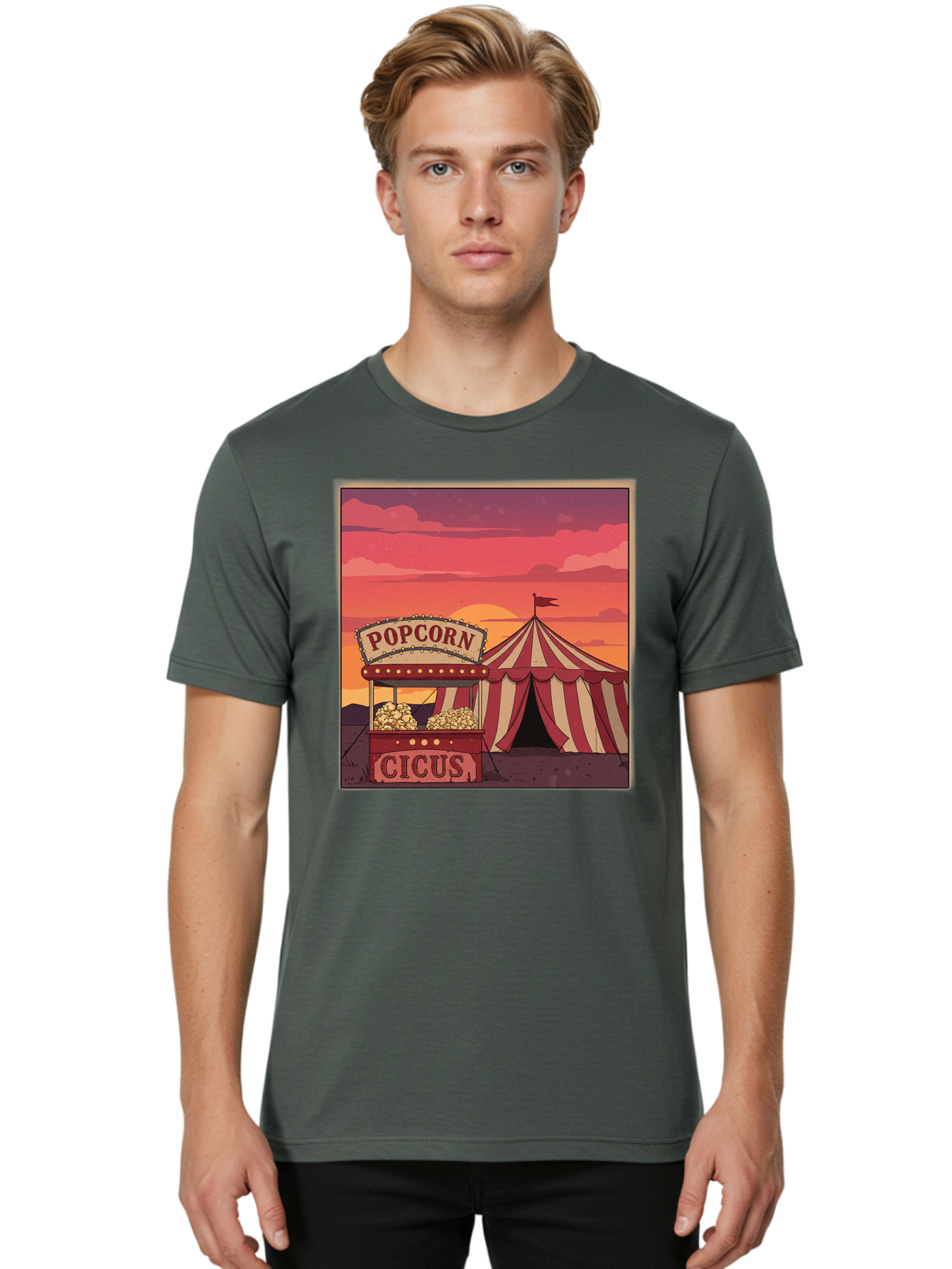 Popcorn-Cicus Men'S Graphic Tee, 100% Cotton, Comfortable Casual Summer Wear, Machine Washable, Vintage Camera, Old Camera, Antique Camera, Black Camera, Classic Photography, Photography Equipment, Nostalgic Device, Film Camera, Camera Art Baj700 20