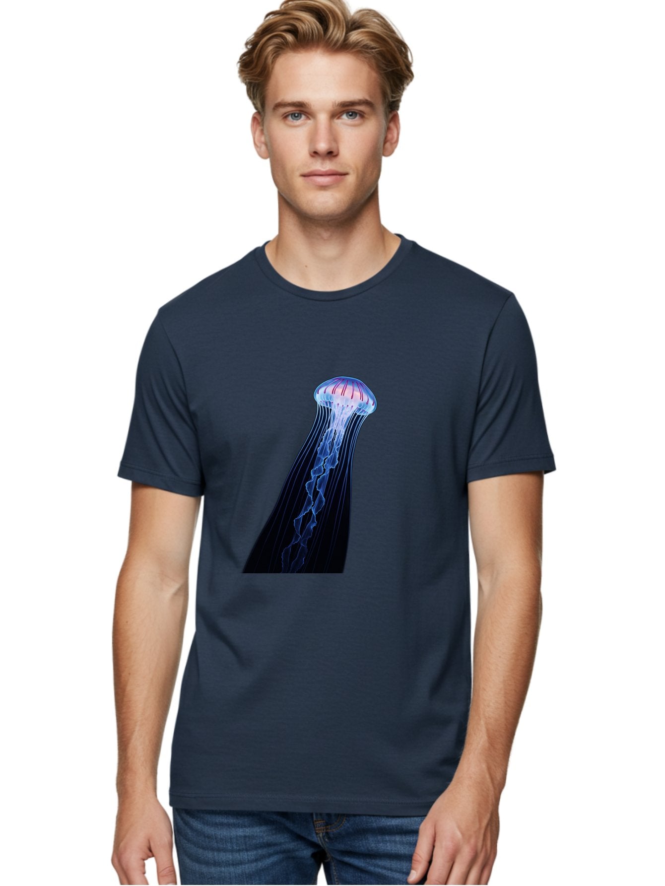 Portuguese-Man-O-War-1 Men'S Graphic Tee, 100% Cotton, Comfortable Casual Summer Wear, Machine Washable, Vintage Camera, Old Camera, Antique Camera, Black Camera, Classic Photography, Photography Equipment, Nostalgic Device, Film Camera, Baj704 21