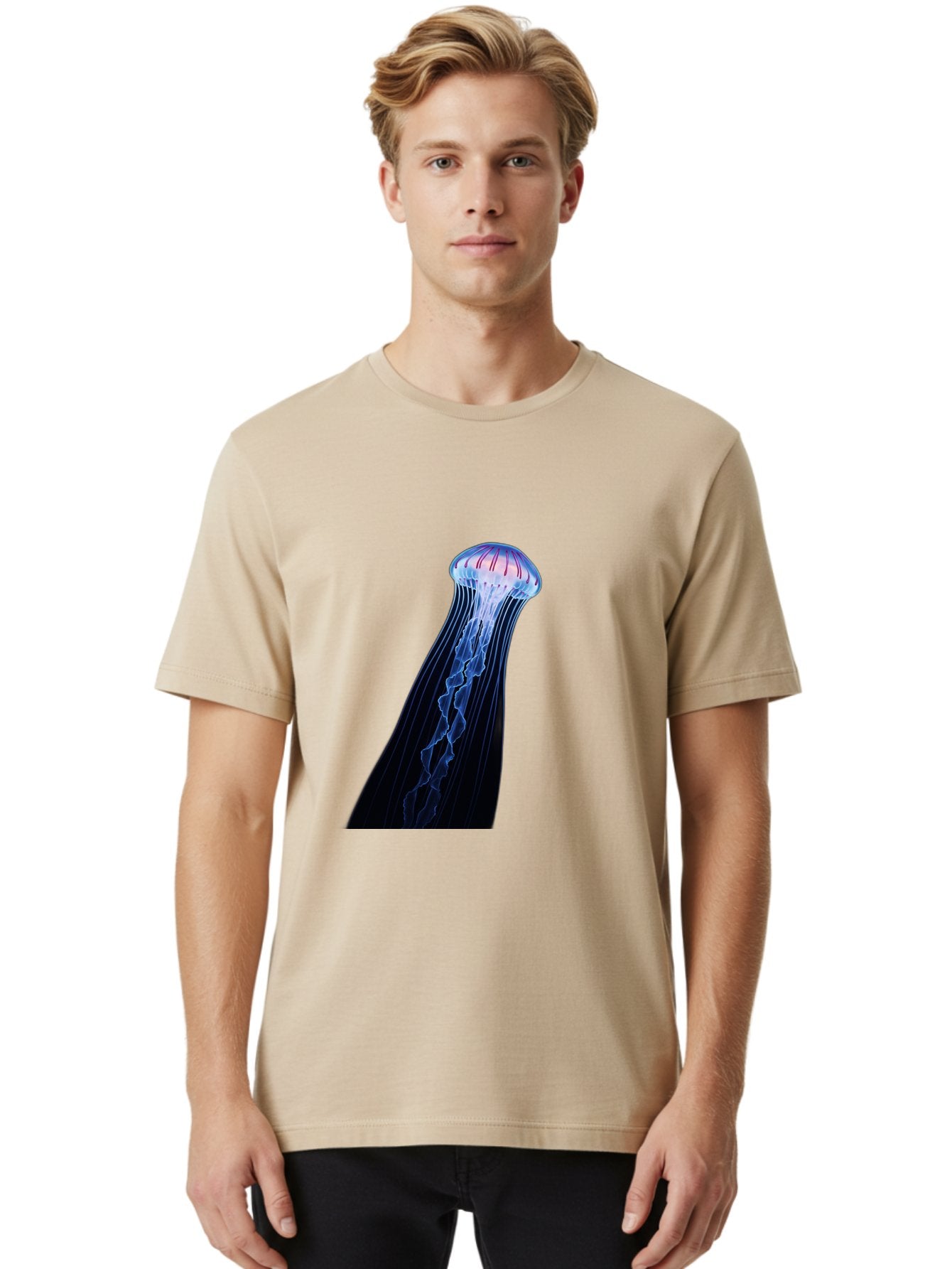 Portuguese-Man-O-War-1 Men'S Graphic Tee, 100% Cotton, Comfortable Casual Summer Wear, Machine Washable, Vintage Camera, Old Camera, Antique Camera, Black Camera, Classic Photography, Photography Equipment, Nostalgic Device, Film Camera, Baj704 29