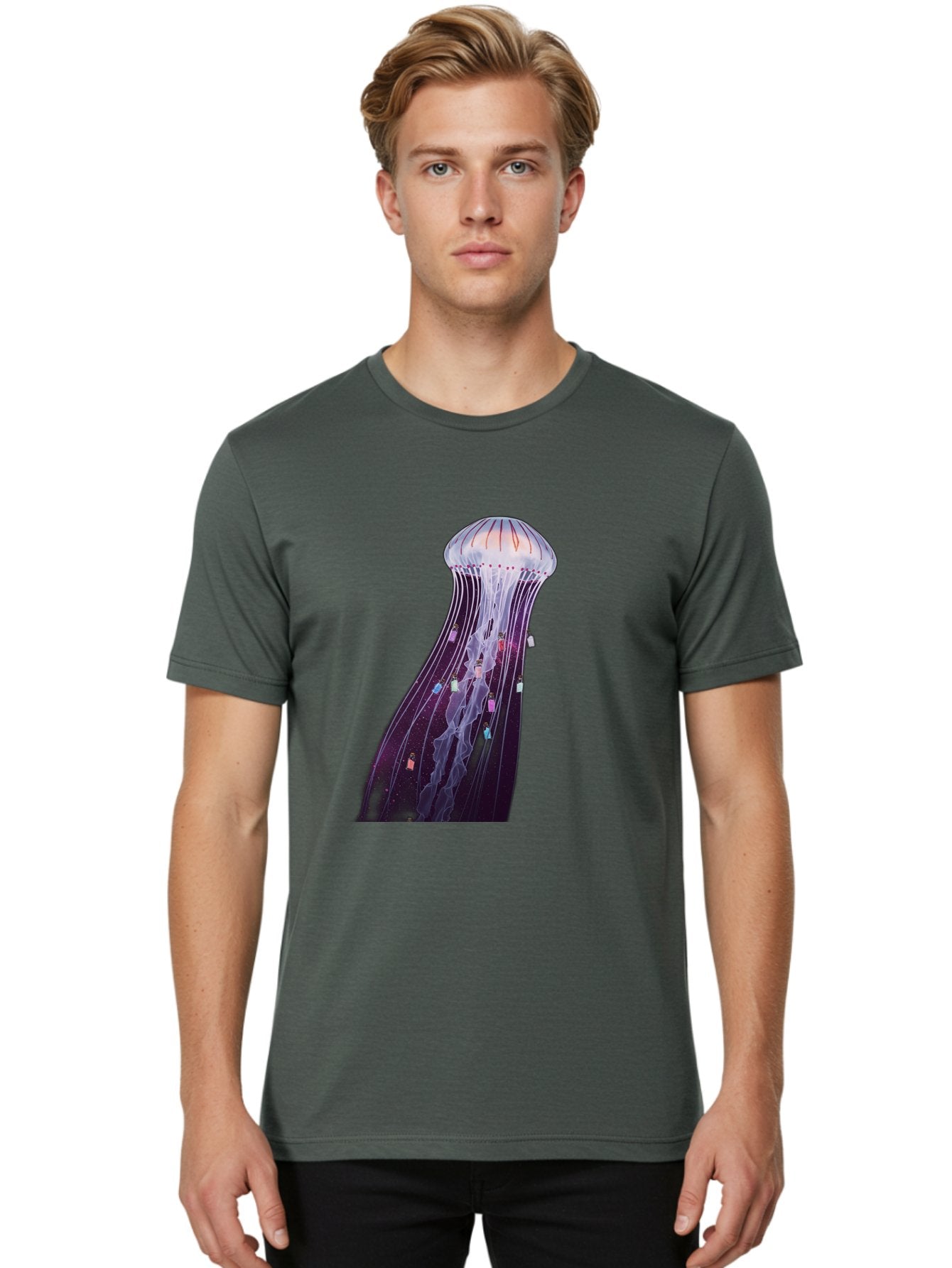 Portuguese-Man-Of-War Men'S Graphic Tee, 100% Cotton, Comfortable Casual Summer Wear, Machine Washable, Vintage Camera, Old Camera, Antique Camera, Black Camera, Classic Photography, Photography Equipment, Nostalgic Device, Film Camera, Baj706 22