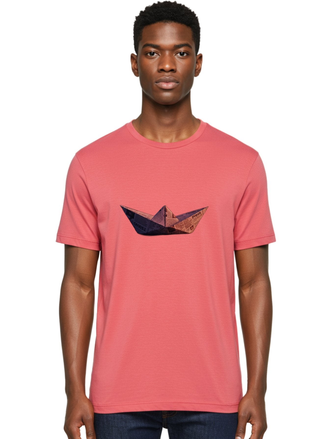 Press-Paper-Boat Men'S Graphic Tee, 100% Cotton, Comfortable Casual Summer Wear, Machine Washable, Vintage Camera, Old Camera, Antique Camera, Black Camera, Classic Photography, Photography Equipment, Nostalgic Device, Film Camera, Camera Art Baj707 25