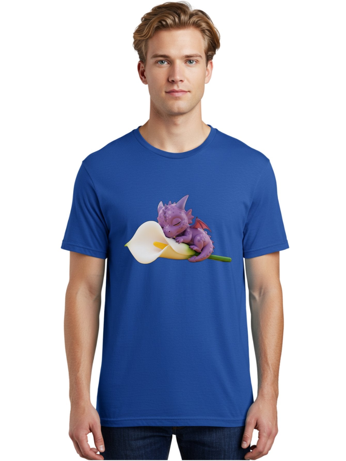 Purple-Dragon-Sleeping-On-Flower Men'S Graphic Tee, 100% Cotton, Comfortable Casual Summer Wear, Machine Washable, Vintage Camera, Old Camera, Antique Camera, Black Camera, Classic Photography, Photography Equipment, Nostalgic Device, Baj711 29