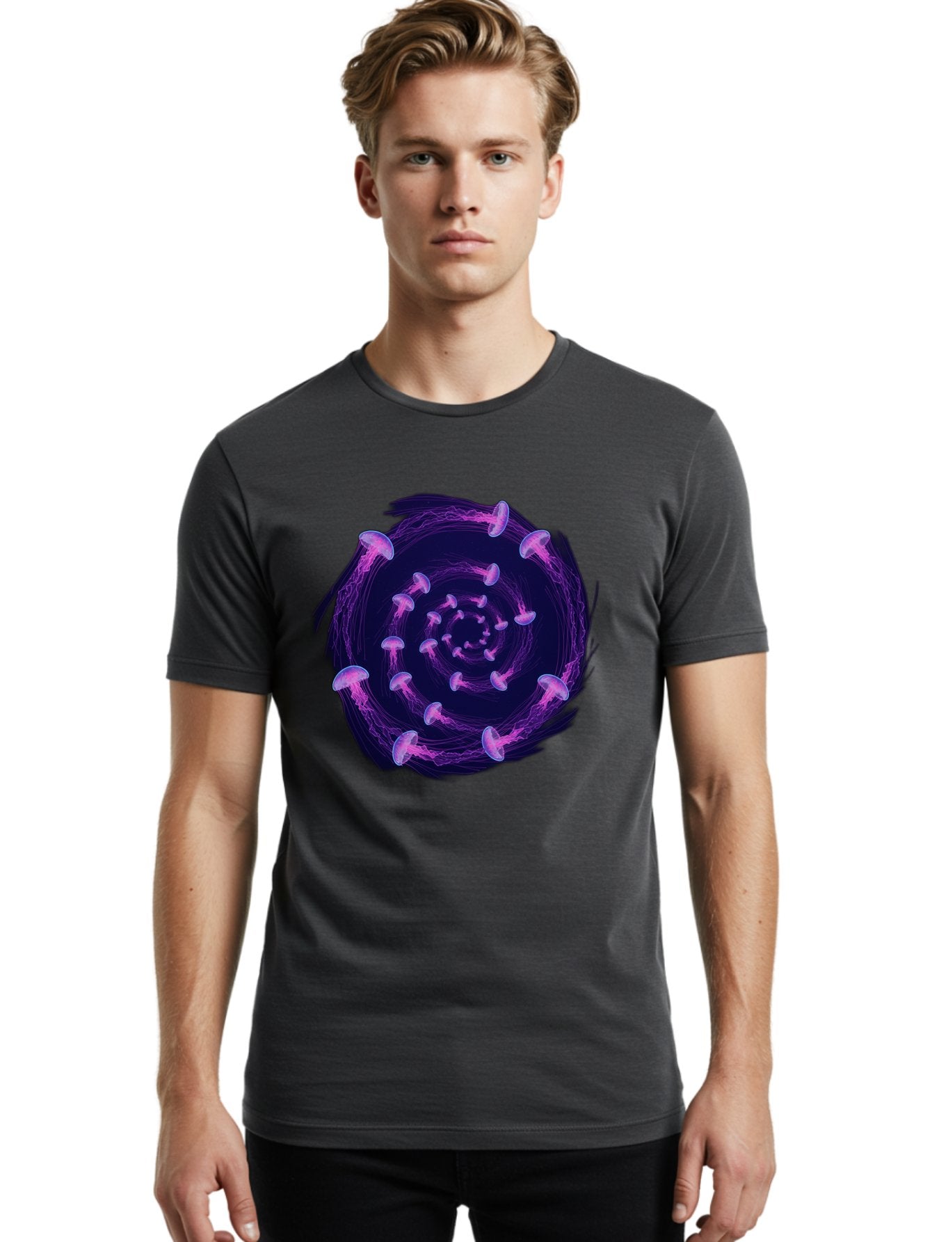 Purple-Mushrooms Men'S Graphic Tee, 100% Cotton, Comfortable Casual Summer Wear, Machine Washable, Vintage Camera, Old Camera, Antique Camera, Black Camera, Classic Photography, Photography Equipment, Nostalgic Device, Film Camera, Camera Art Baj715 29