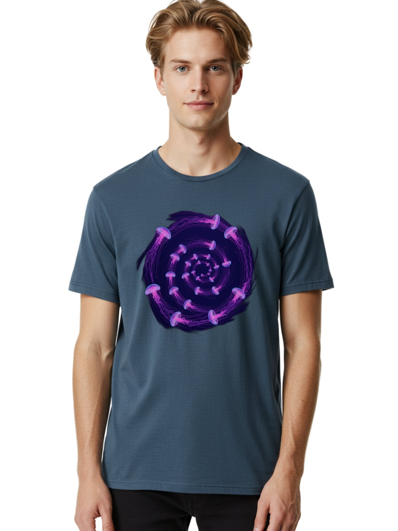 Purple-Mushrooms Men'S Graphic Tee, 100% Cotton, Comfortable Casual Summer Wear, Machine Washable, Vintage Camera, Old Camera, Antique Camera, Black Camera, Classic Photography, Photography Equipment, Nostalgic Device, Film Camera, Camera Art Baj715 24