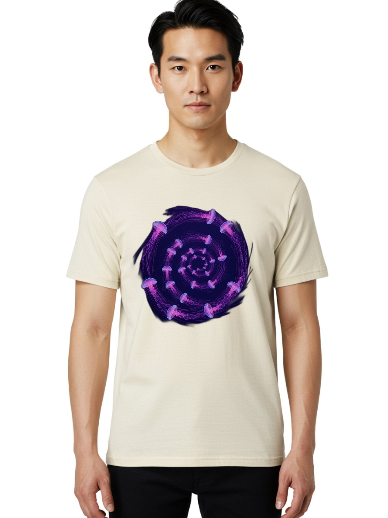 Purple-Mushrooms Men'S Graphic Tee, 100% Cotton, Comfortable Casual Summer Wear, Machine Washable, Vintage Camera, Old Camera, Antique Camera, Black Camera, Classic Photography, Photography Equipment, Nostalgic Device, Film Camera, Camera Art Baj715 20
