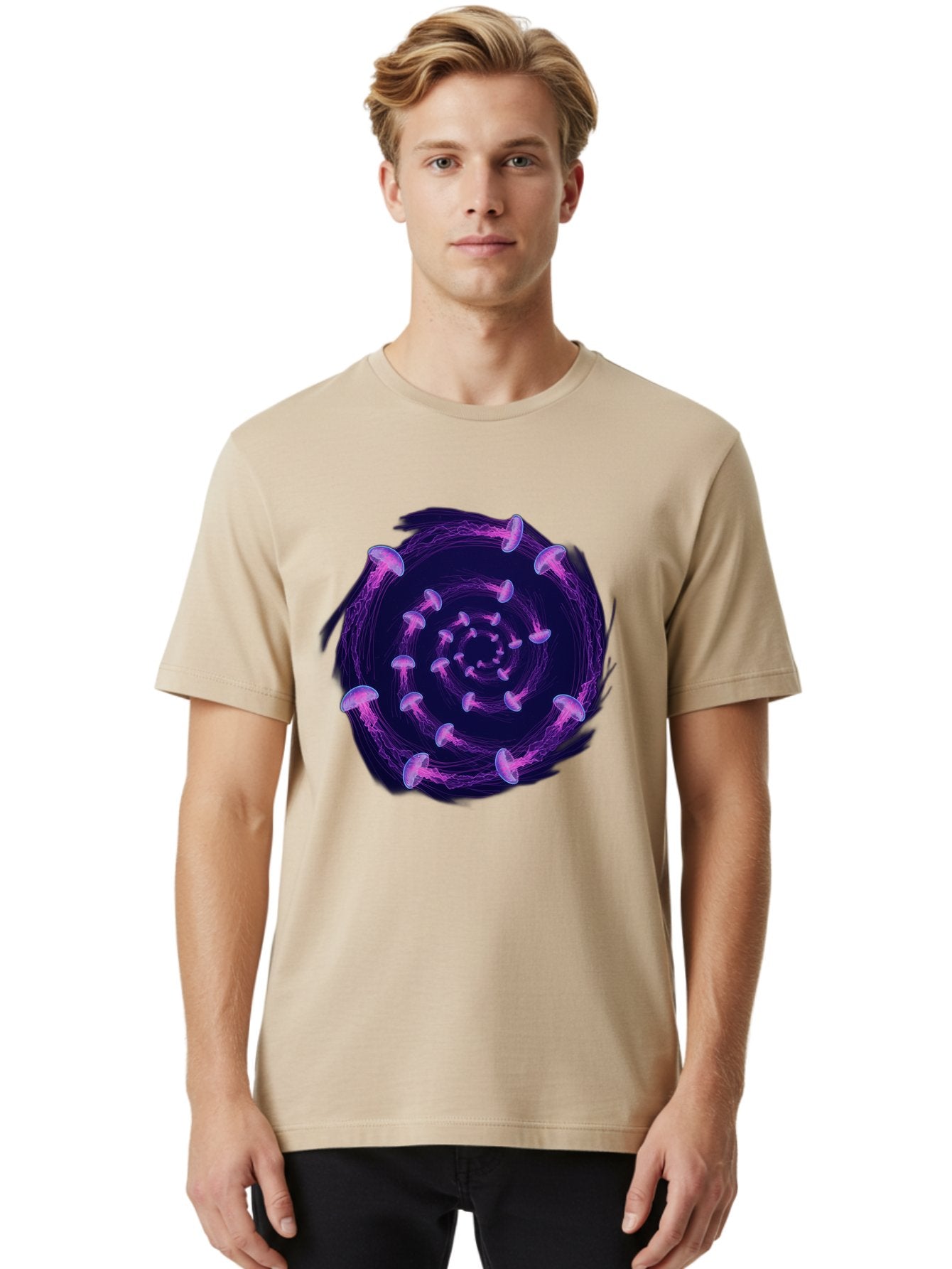 Purple-Mushrooms Men'S Graphic Tee, 100% Cotton, Comfortable Casual Summer Wear, Machine Washable, Vintage Camera, Old Camera, Antique Camera, Black Camera, Classic Photography, Photography Equipment, Nostalgic Device, Film Camera, Camera Art Baj715 23