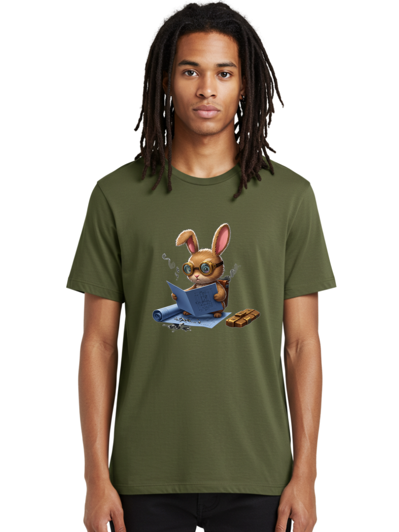 Rabbit-Explorer Men'S Graphic Tee, 100% Cotton, Comfortable Casual Summer Wear, Machine Washable, Vintage Camera, Old Camera, Antique Camera, Black Camera, Classic Photography, Photography Equipment, Nostalgic Device, Film Camera, Camera Art Baj719 17
