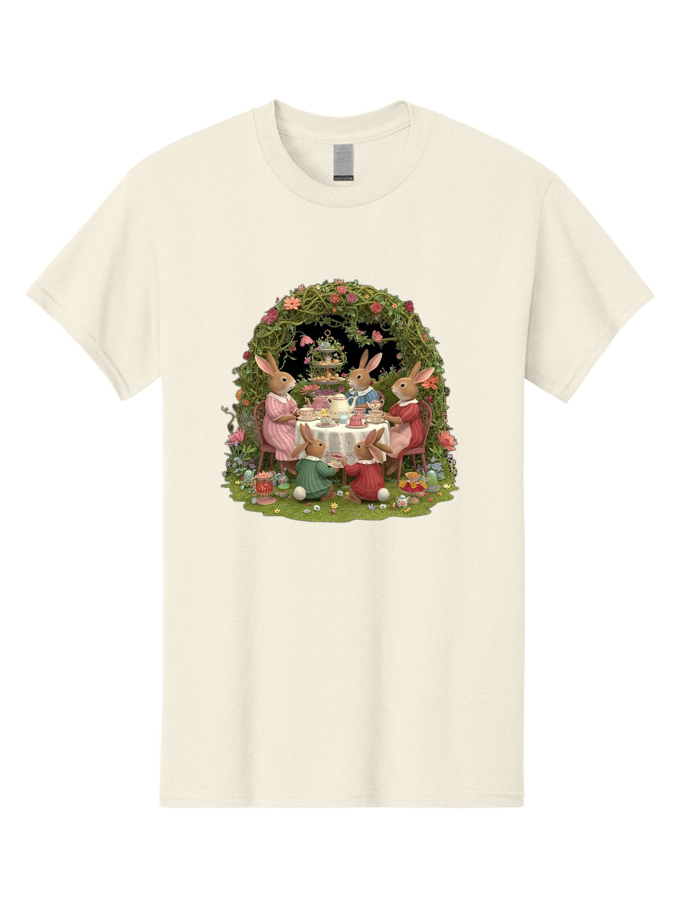 Rabbit-Family-Tea-Party Men'S Graphic Tee, 100% Cotton, Comfortable Casual Summer Wear, Machine Washable, Vintage Camera, Old Camera, Antique Camera, Black Camera, Classic Photography, Photography Equipment, Nostalgic Device, Film Camera, Baj720 3