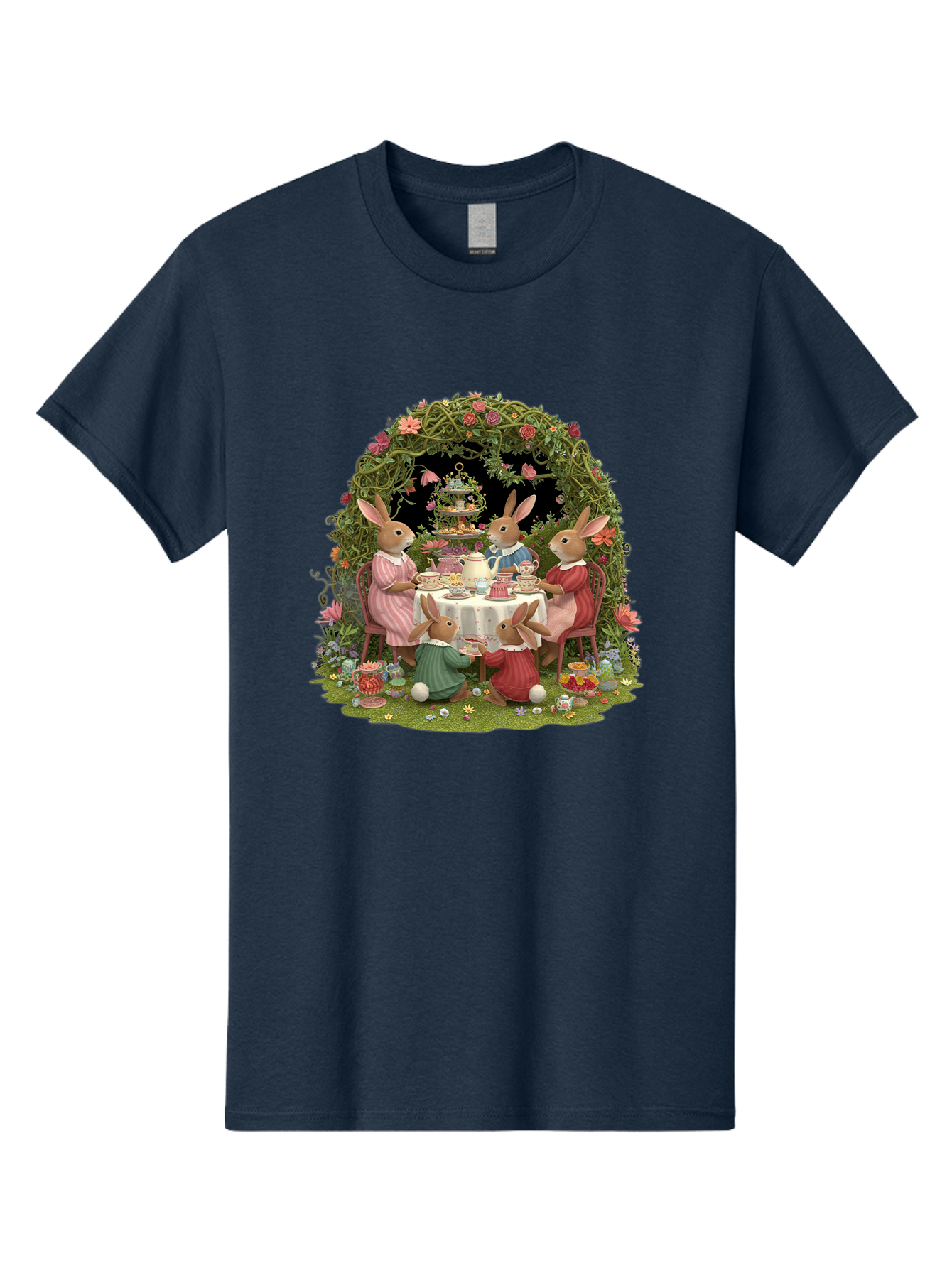 Rabbit-Family-Tea-Party Men'S Graphic Tee, 100% Cotton, Comfortable Casual Summer Wear, Machine Washable, Vintage Camera, Old Camera, Antique Camera, Black Camera, Classic Photography, Photography Equipment, Nostalgic Device, Film Camera, Baj720 15