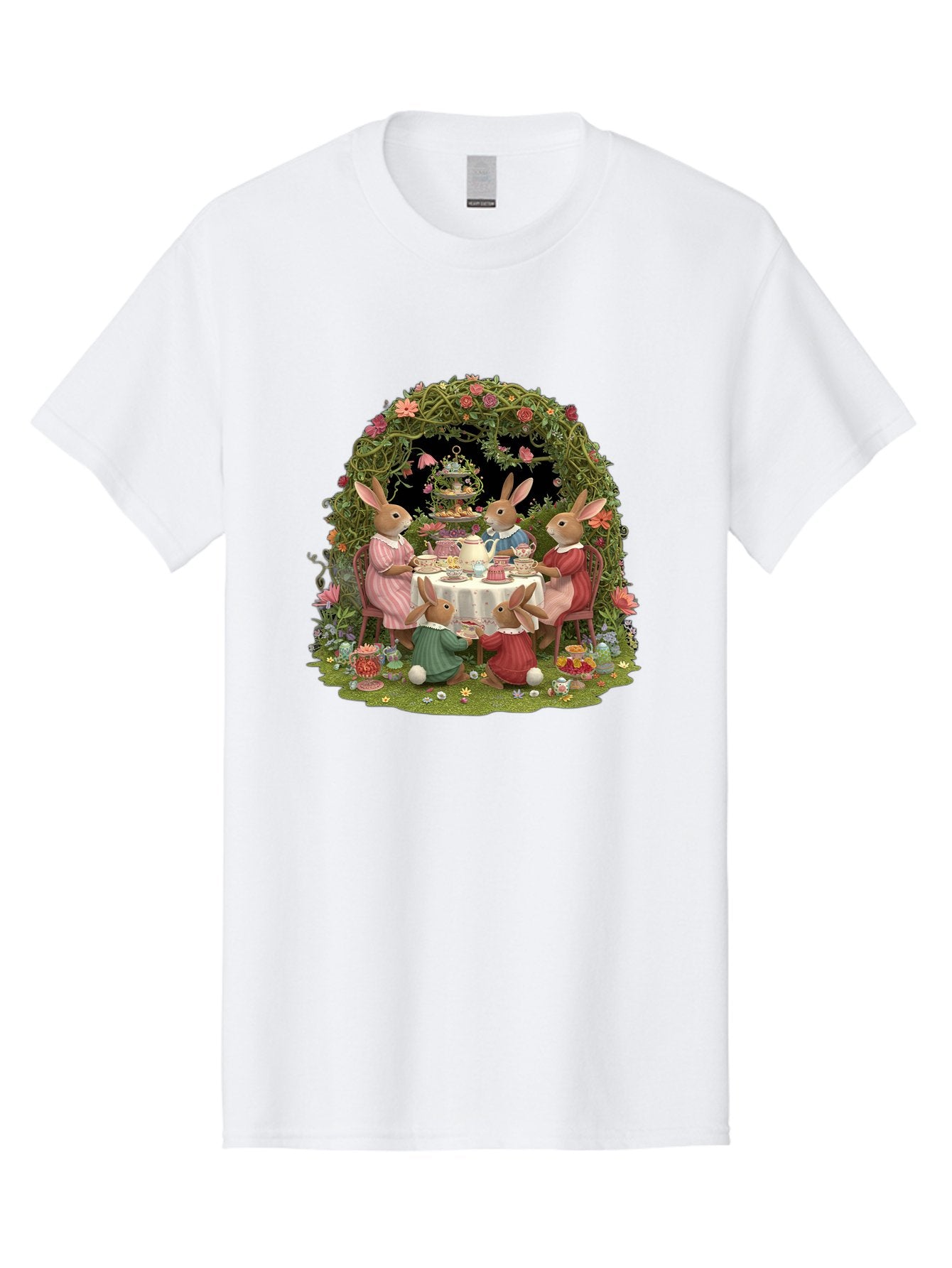 Rabbit-Family-Tea-Party Men'S Graphic Tee, 100% Cotton, Comfortable Casual Summer Wear, Machine Washable, Vintage Camera, Old Camera, Antique Camera, Black Camera, Classic Photography, Photography Equipment, Nostalgic Device, Film Camera, Baj720 12