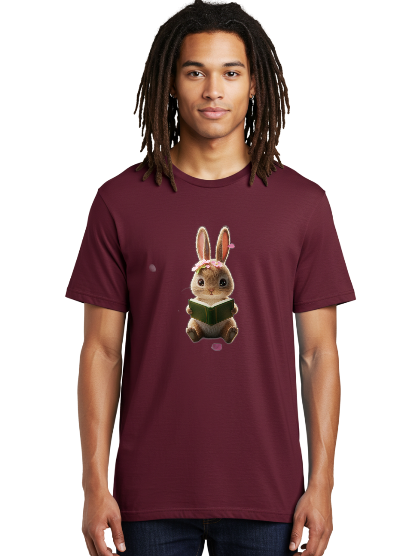 Rabbit-Reading-Book Men'S Graphic Tee, 100% Cotton, Comfortable Casual Summer Wear, Machine Washable, Vintage Camera, Old Camera, Antique Camera, Black Camera, Classic Photography, Photography Equipment, Nostalgic Device, Film Camera, Baj724 29