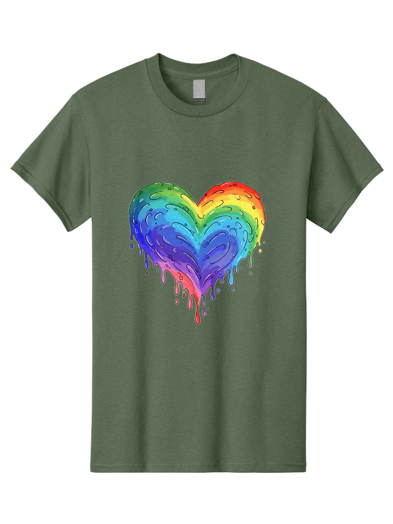 Rainbow-Dripping-Heart Men'S Graphic Tee, 100% Cotton, Comfortable Casual Summer Wear, Machine Washable, Vintage Camera, Old Camera, Antique Camera, Black Camera, Classic Photography, Photography Equipment, Nostalgic Device, Film Camera, Baj727 8