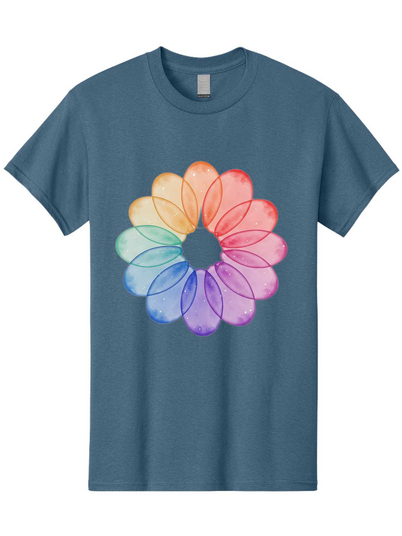 Rainbow-Flower-Petals Men'S Graphic Tee, 100% Cotton, Comfortable Casual Summer Wear, Machine Washable, Vintage Camera, Old Camera, Antique Camera, Black Camera, Classic Photography, Photography Equipment, Nostalgic Device, Film Camera, Baj728 10
