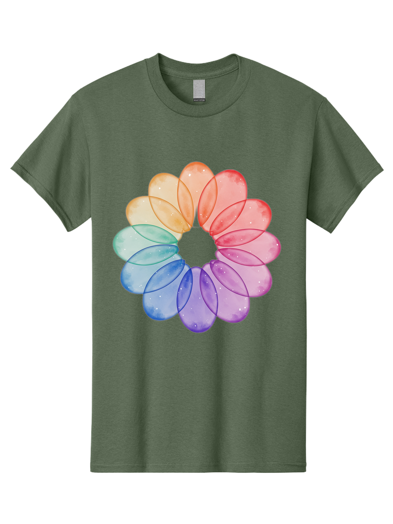 Rainbow-Flower-Petals Men'S Graphic Tee, 100% Cotton, Comfortable Casual Summer Wear, Machine Washable, Vintage Camera, Old Camera, Antique Camera, Black Camera, Classic Photography, Photography Equipment, Nostalgic Device, Film Camera, Baj728 9