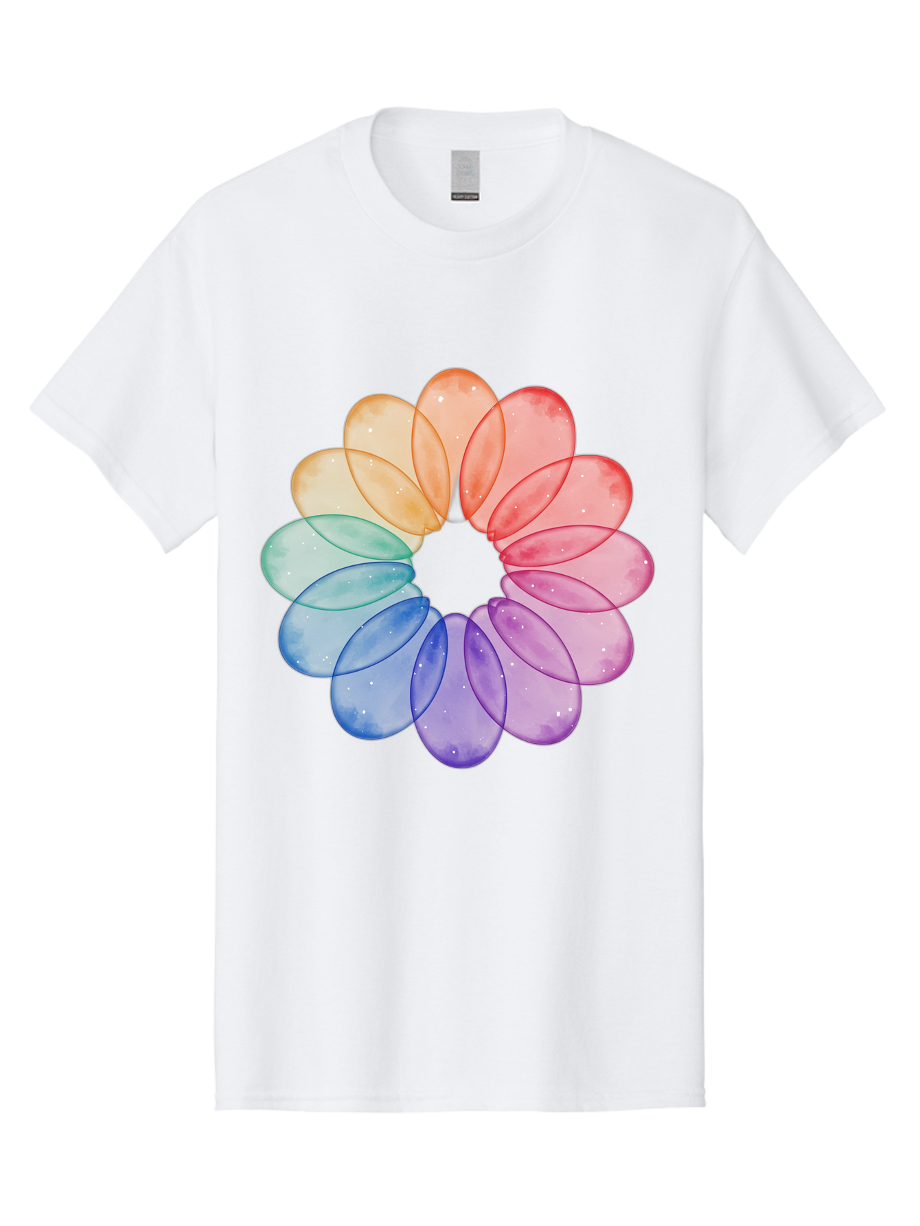 Rainbow-Flower-Petals Men'S Graphic Tee, 100% Cotton, Comfortable Casual Summer Wear, Machine Washable, Vintage Camera, Old Camera, Antique Camera, Black Camera, Classic Photography, Photography Equipment, Nostalgic Device, Film Camera, Baj728