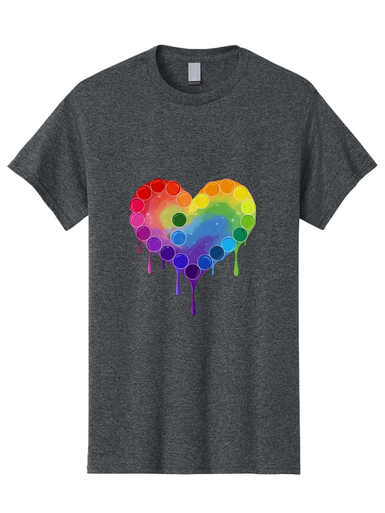 Rainbow-Heart-1 Men'S Graphic Tee, 100% Cotton, Comfortable Casual Summer Wear, Machine Washable, Vintage Camera, Old Camera, Antique Camera, Black Camera, Classic Photography, Photography Equipment, Nostalgic Device, Film Camera, Camera Art Baj729 9