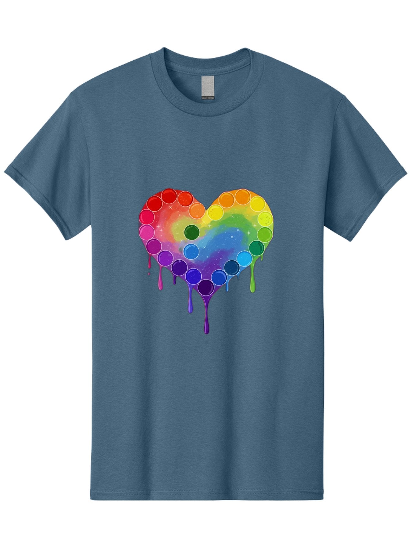 Rainbow-Heart-1 Men'S Graphic Tee, 100% Cotton, Comfortable Casual Summer Wear, Machine Washable, Vintage Camera, Old Camera, Antique Camera, Black Camera, Classic Photography, Photography Equipment, Nostalgic Device, Film Camera, Camera Art Baj729 6