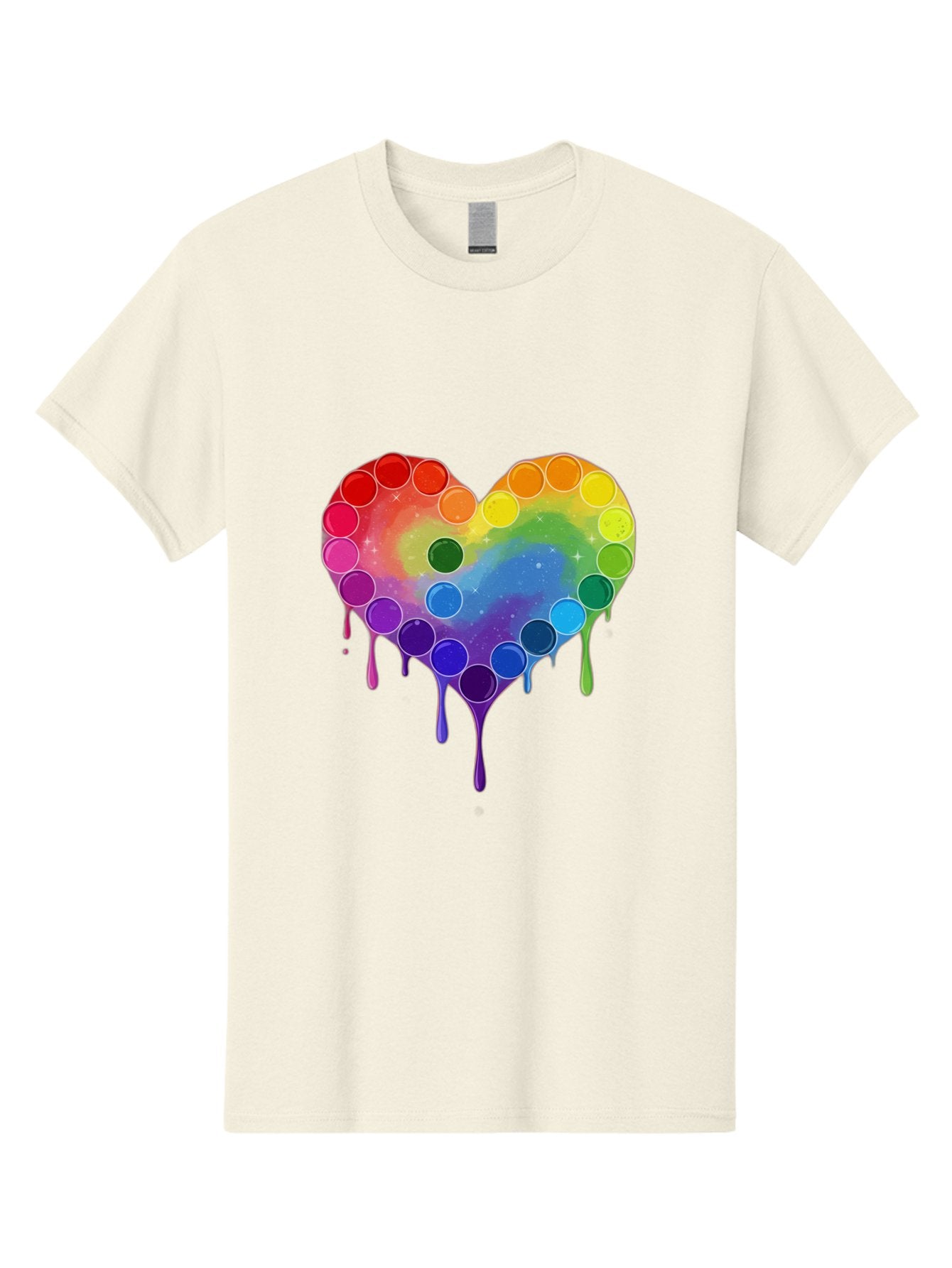Rainbow-Heart-1 Men'S Graphic Tee, 100% Cotton, Comfortable Casual Summer Wear, Machine Washable, Vintage Camera, Old Camera, Antique Camera, Black Camera, Classic Photography, Photography Equipment, Nostalgic Device, Film Camera, Camera Art Baj729