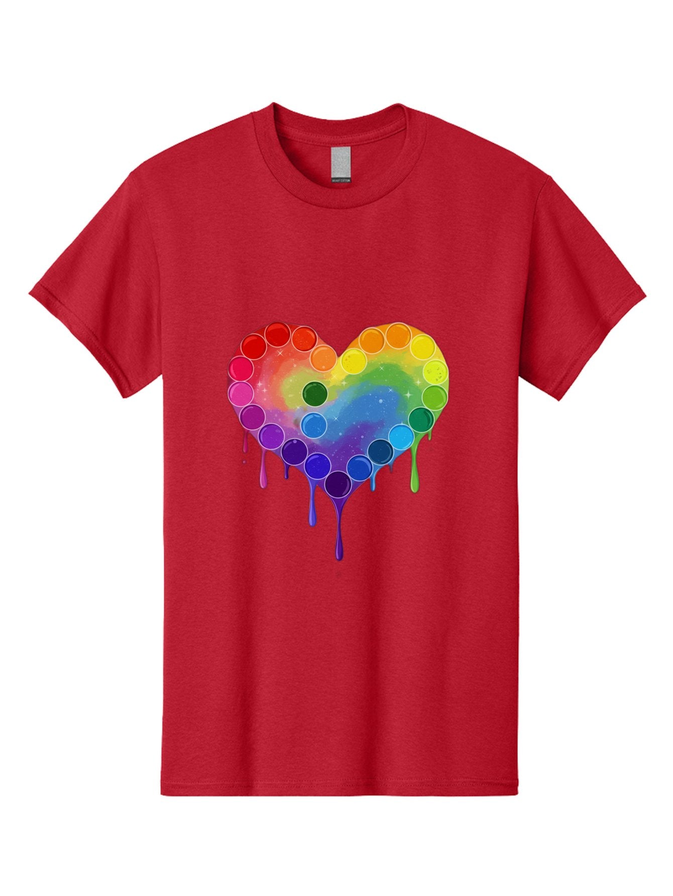 Rainbow-Heart-1 Men'S Graphic Tee, 100% Cotton, Comfortable Casual Summer Wear, Machine Washable, Vintage Camera, Old Camera, Antique Camera, Black Camera, Classic Photography, Photography Equipment, Nostalgic Device, Film Camera, Camera Art Baj729 15