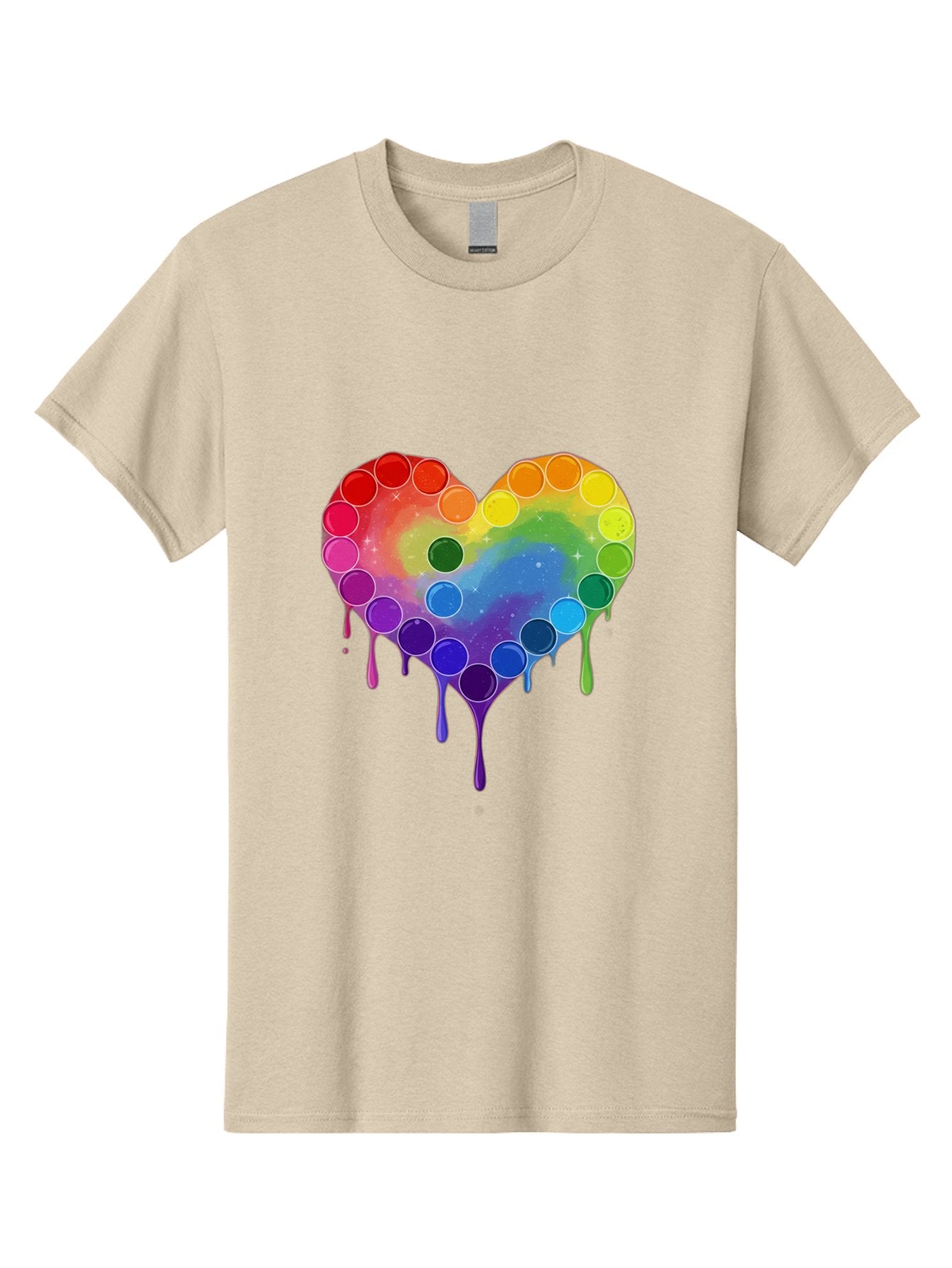 Rainbow-Heart-1 Men'S Graphic Tee, 100% Cotton, Comfortable Casual Summer Wear, Machine Washable, Vintage Camera, Old Camera, Antique Camera, Black Camera, Classic Photography, Photography Equipment, Nostalgic Device, Film Camera, Camera Art Baj729 4