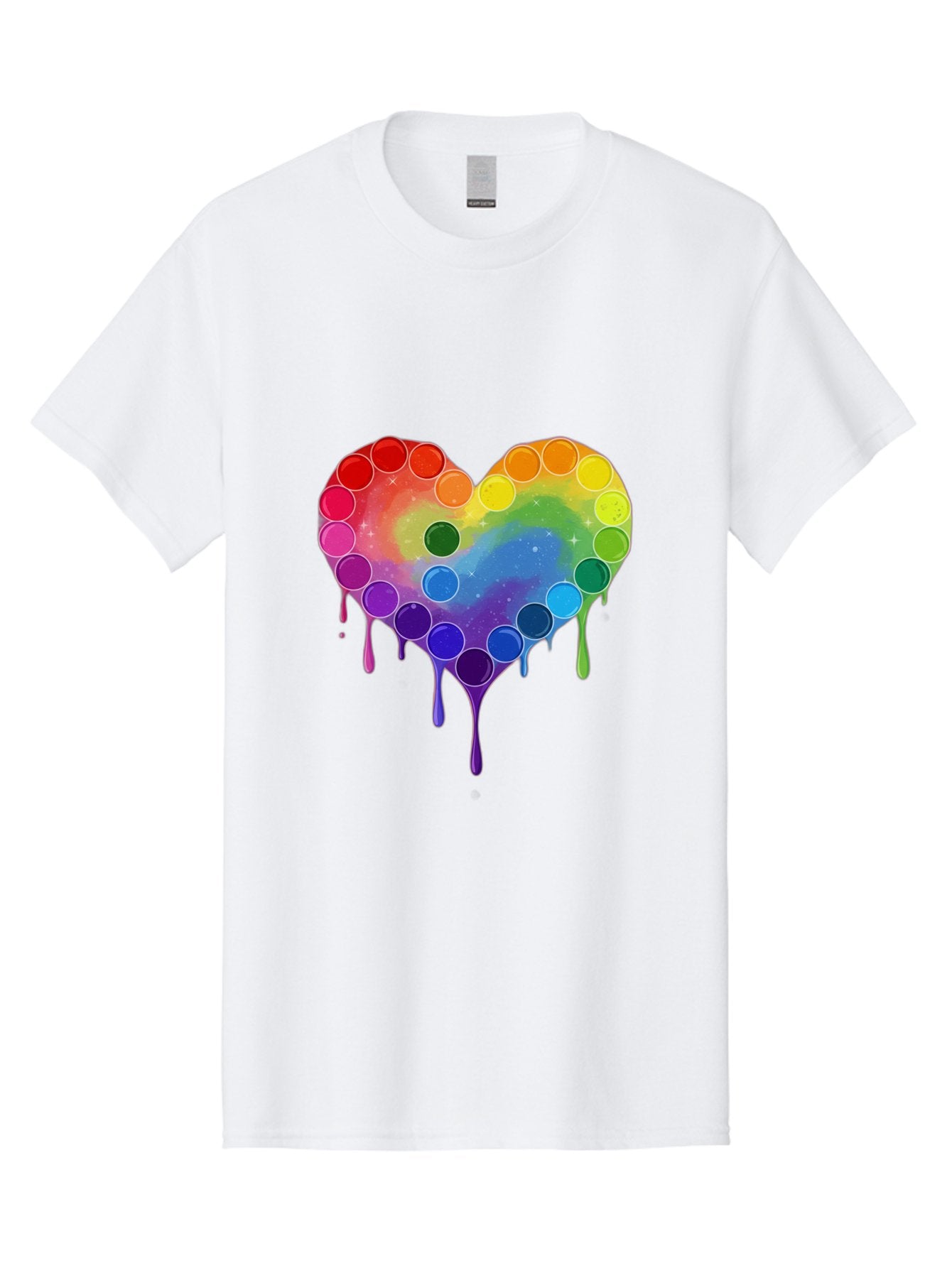 Rainbow-Heart-1 Men'S Graphic Tee, 100% Cotton, Comfortable Casual Summer Wear, Machine Washable, Vintage Camera, Old Camera, Antique Camera, Black Camera, Classic Photography, Photography Equipment, Nostalgic Device, Film Camera, Camera Art Baj729 11