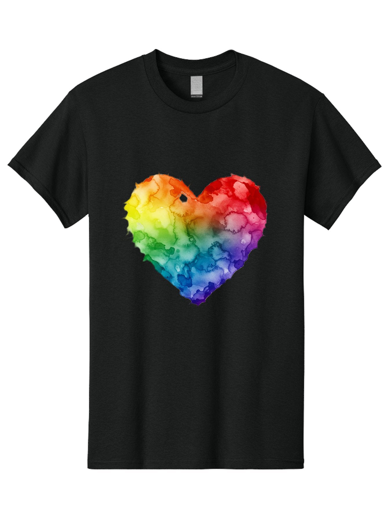 Rainbow-Heart-10 Men'S Graphic Tee, 100% Cotton, Comfortable Casual Summer Wear, Machine Washable, Vintage Camera, Old Camera, Antique Camera, Black Camera, Classic Photography, Photography Equipment, Nostalgic Device, Film Camera, Camera Art Baj730 7