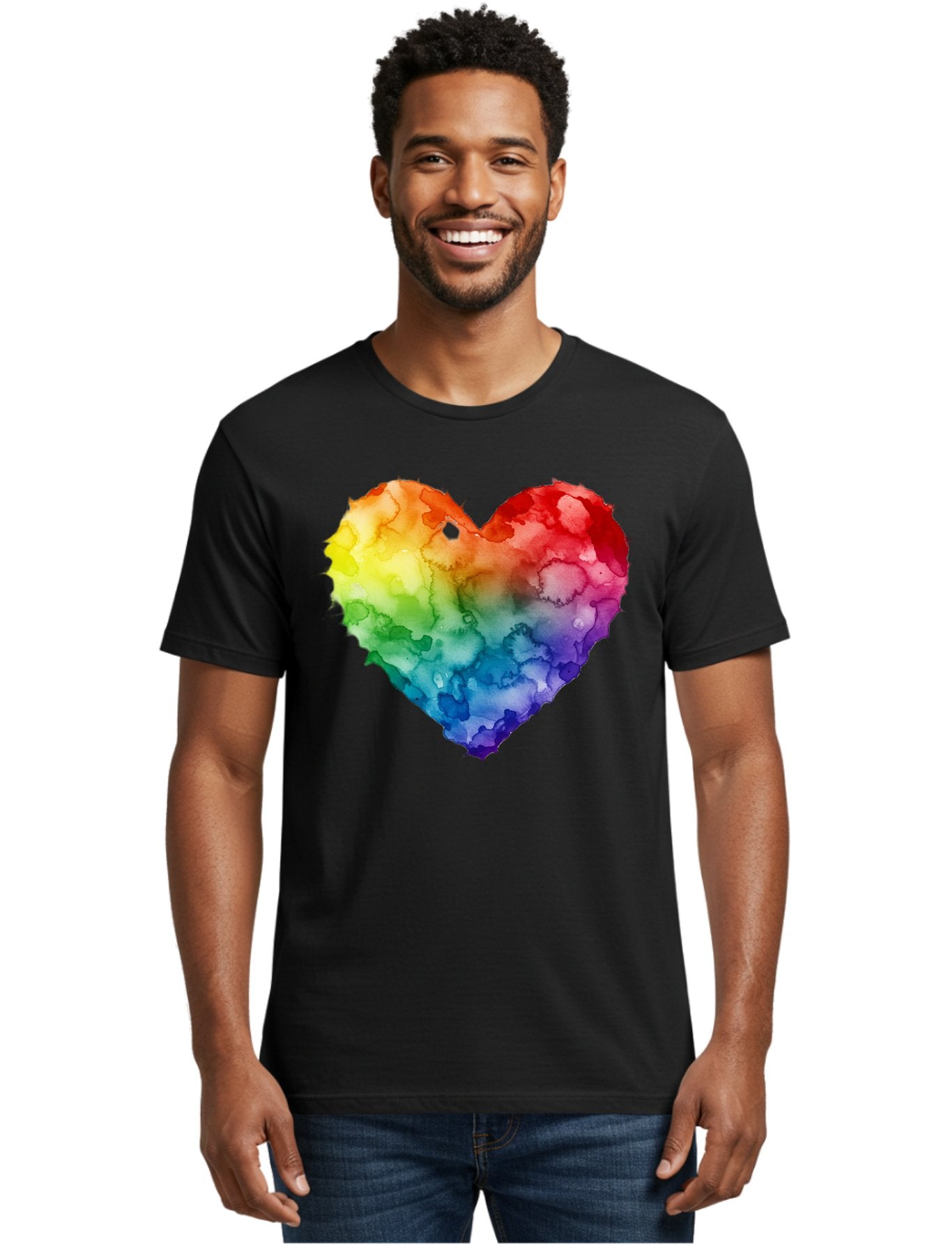 Rainbow-Heart-10 Men'S Graphic Tee, 100% Cotton, Comfortable Casual Summer Wear, Machine Washable, Vintage Camera, Old Camera, Antique Camera, Black Camera, Classic Photography, Photography Equipment, Nostalgic Device, Film Camera, Camera Art Baj730 16