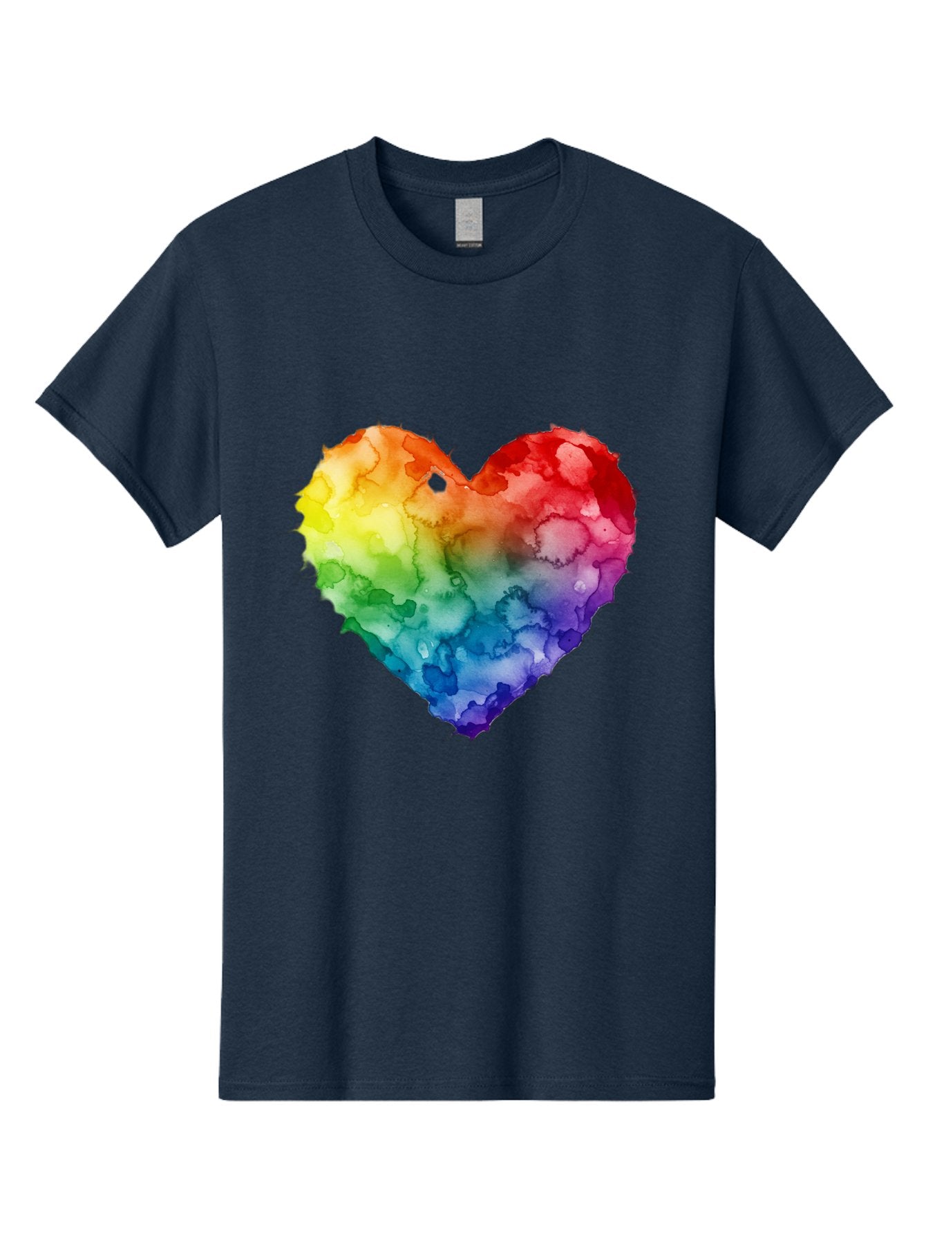 Rainbow-Heart-10 Men'S Graphic Tee, 100% Cotton, Comfortable Casual Summer Wear, Machine Washable, Vintage Camera, Old Camera, Antique Camera, Black Camera, Classic Photography, Photography Equipment, Nostalgic Device, Film Camera, Camera Art Baj730