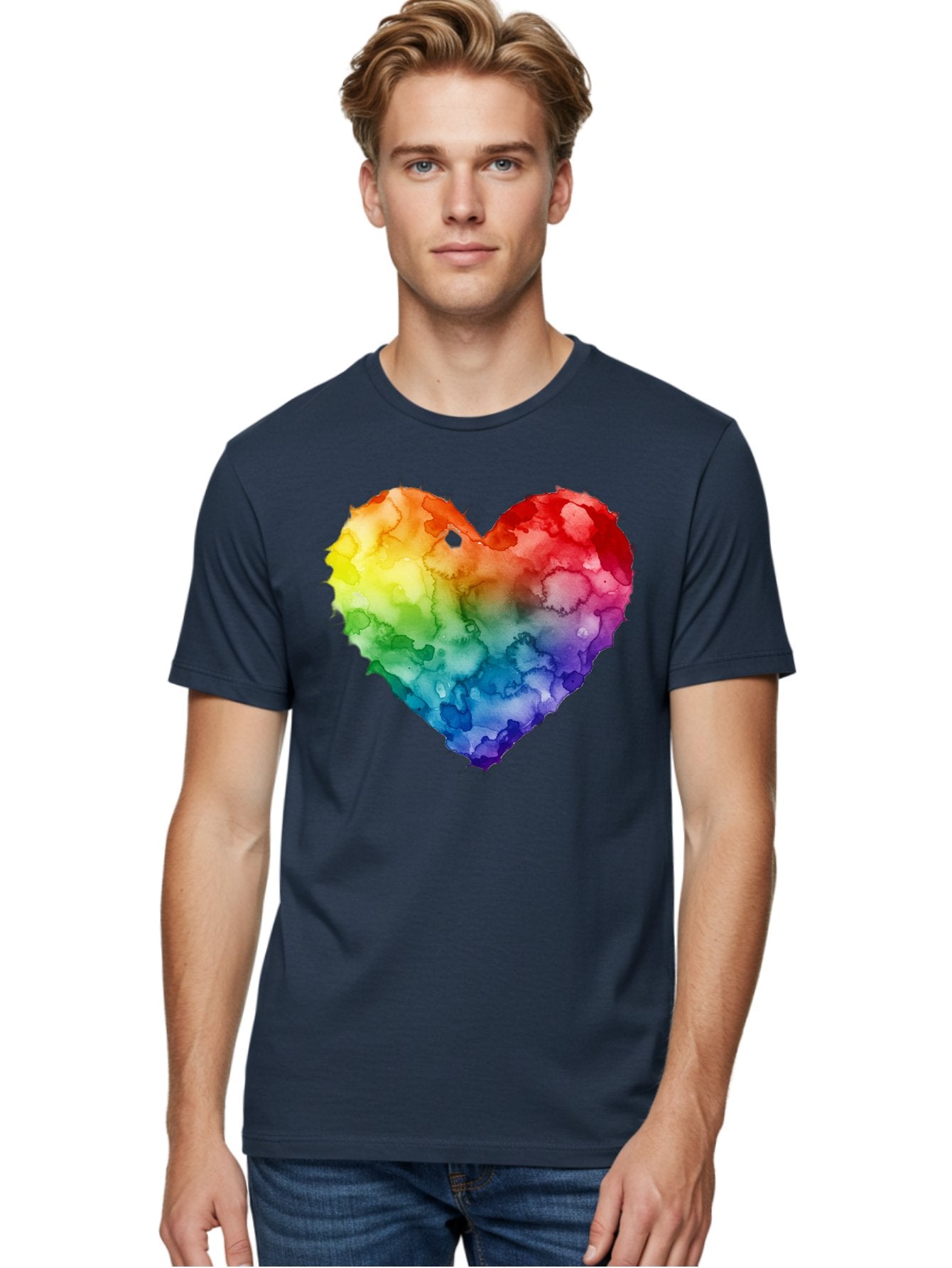 Rainbow-Heart-10 Men'S Graphic Tee, 100% Cotton, Comfortable Casual Summer Wear, Machine Washable, Vintage Camera, Old Camera, Antique Camera, Black Camera, Classic Photography, Photography Equipment, Nostalgic Device, Film Camera, Camera Art Baj730 19