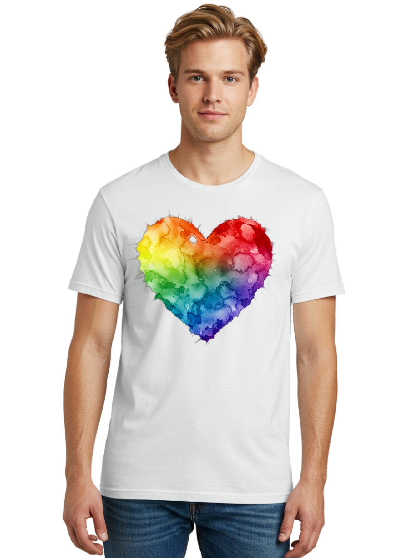 Rainbow-Heart-10 Men'S Graphic Tee, 100% Cotton, Comfortable Casual Summer Wear, Machine Washable, Vintage Camera, Old Camera, Antique Camera, Black Camera, Classic Photography, Photography Equipment, Nostalgic Device, Film Camera, Camera Art Baj730 21